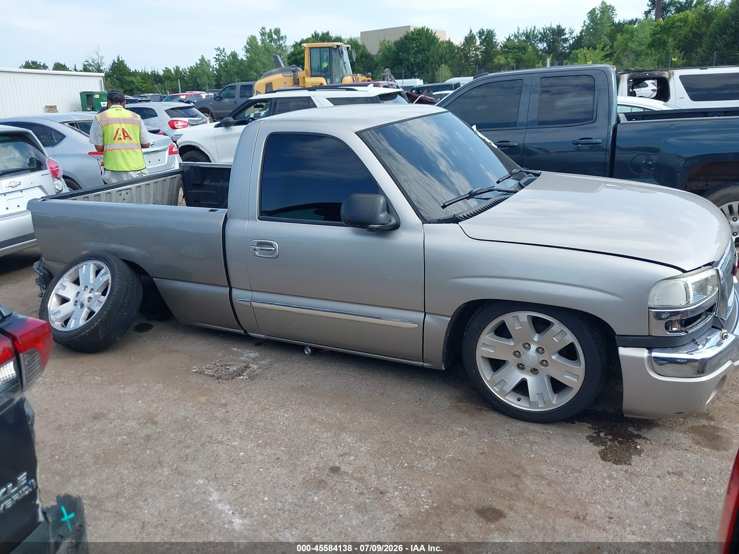 2007 Gmc Sierra 1500 Classic Sle1 Silver vin: 3GTEC14Z27G208527