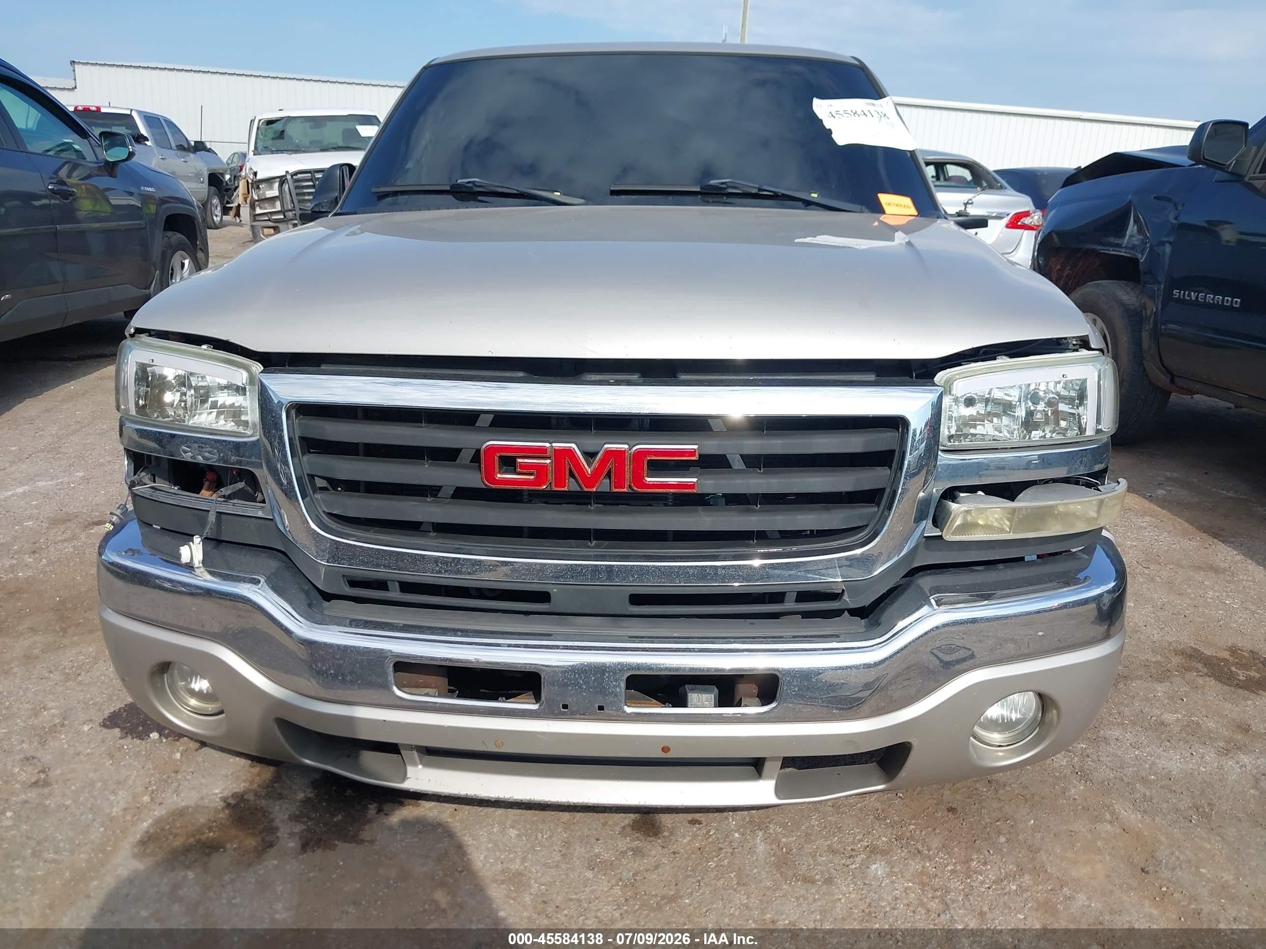 2007 Gmc Sierra 1500 Classic Sle1 Silver vin: 3GTEC14Z27G208527