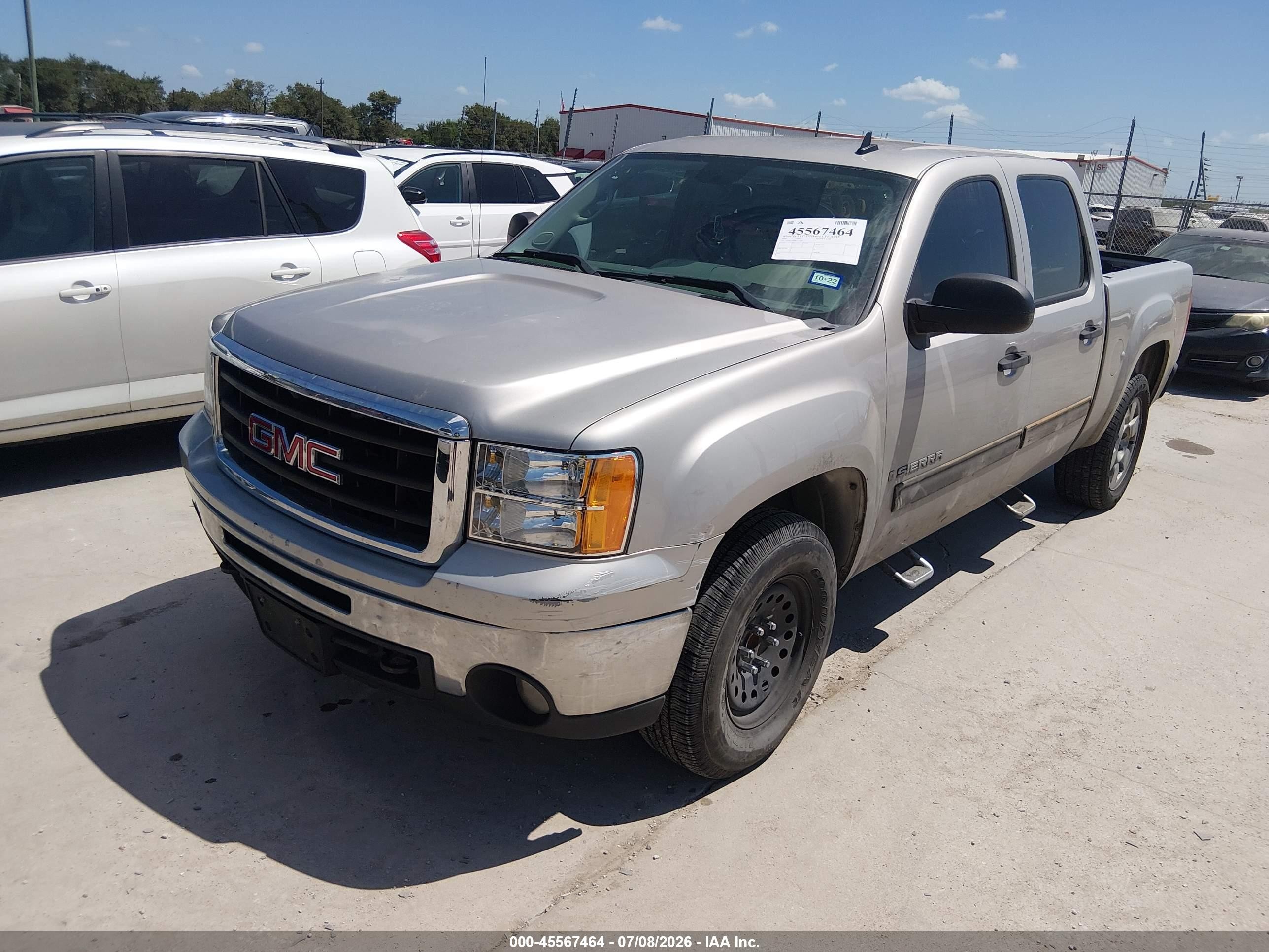 2009 Gmc Sierra 1500 Sle Золотой vin: 3GTEC23039G135339