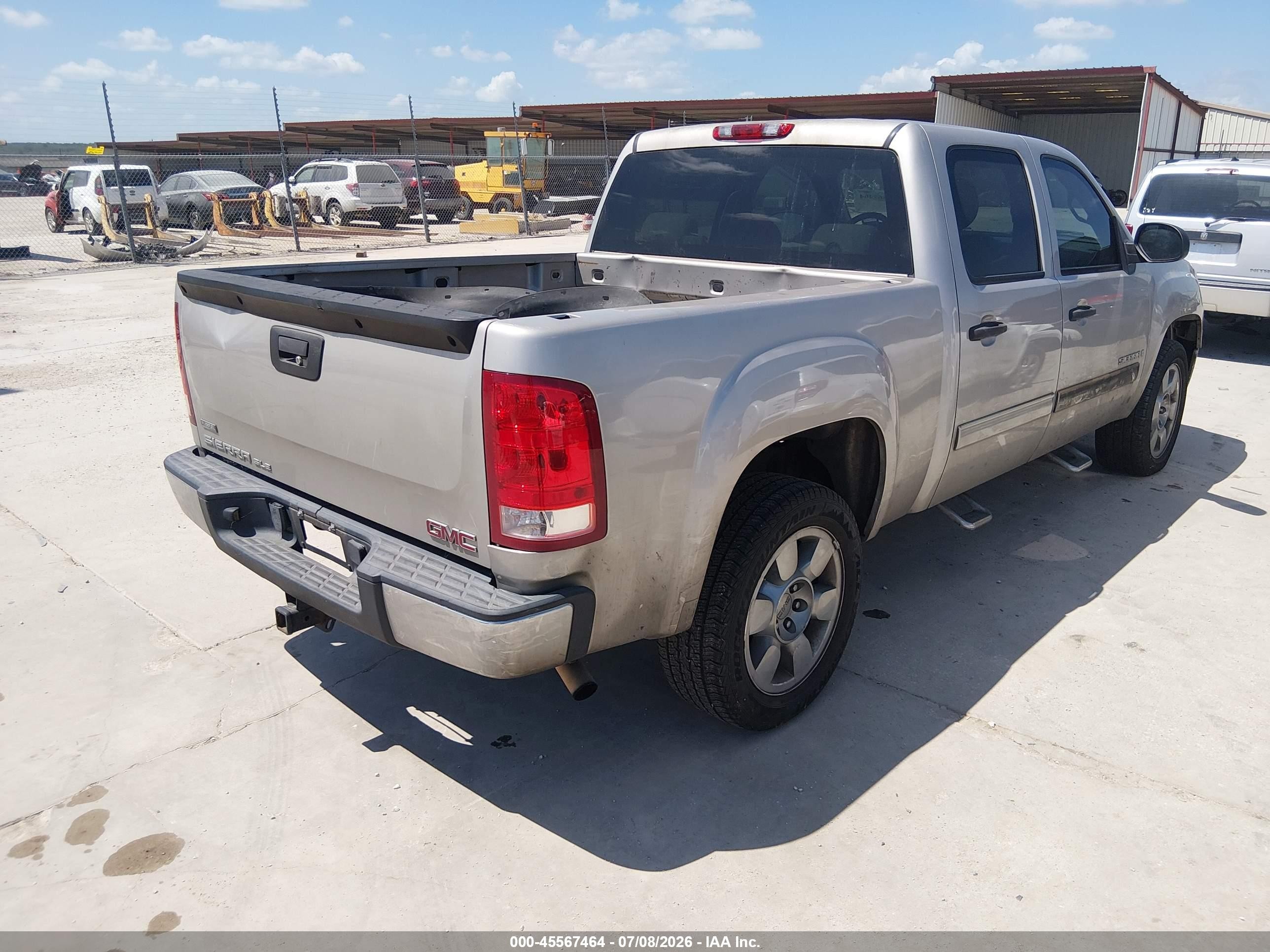 2009 Gmc Sierra 1500 Sle Золотой vin: 3GTEC23039G135339