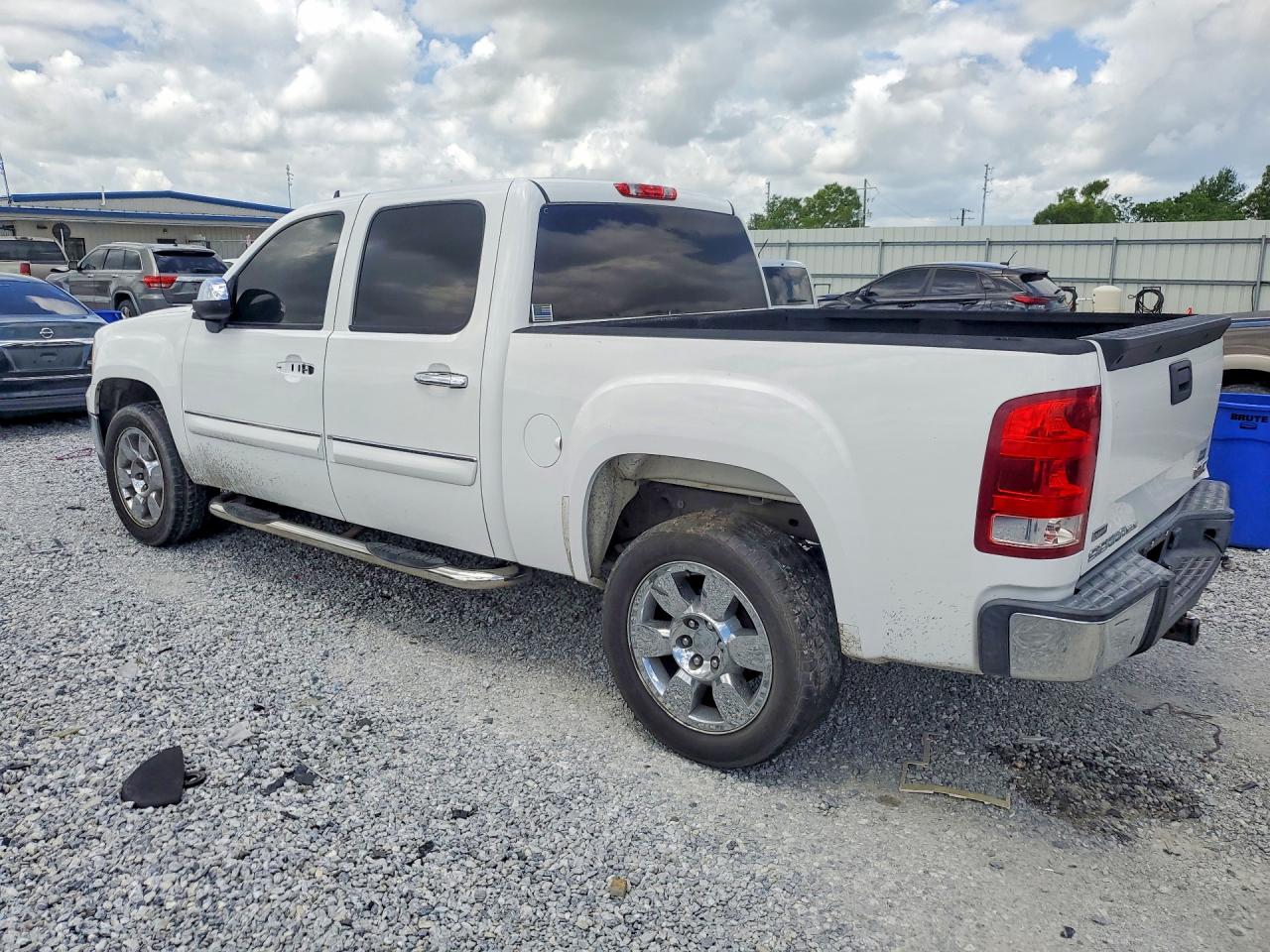 2009 Gmc Sierra C1500 Sle White vin: 3GTEC23039G268554