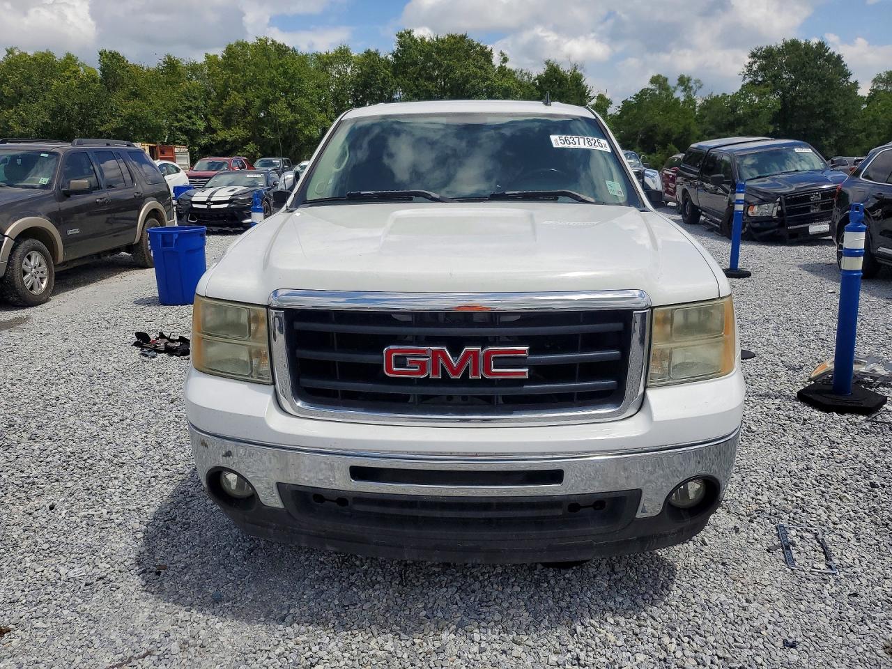 2009 Gmc Sierra C1500 Sle White vin: 3GTEC23039G268554