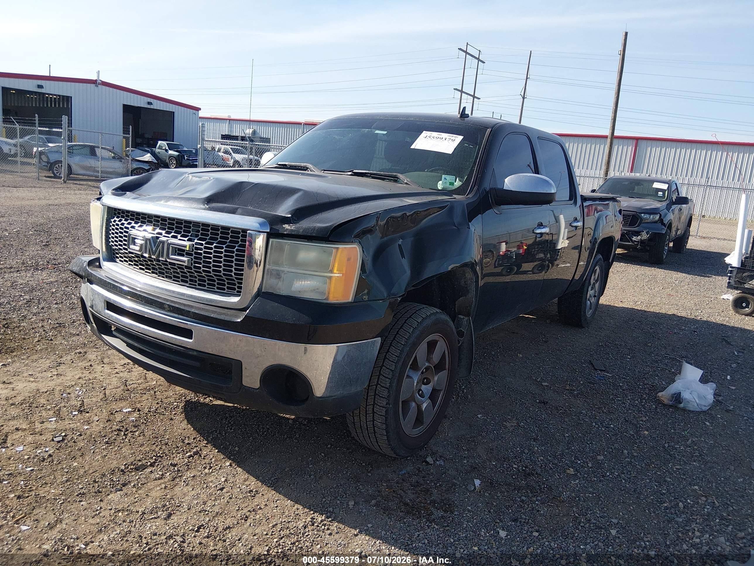 2009 Gmc Sierra 1500 Sle Black vin: 3GTEC23059G272055
