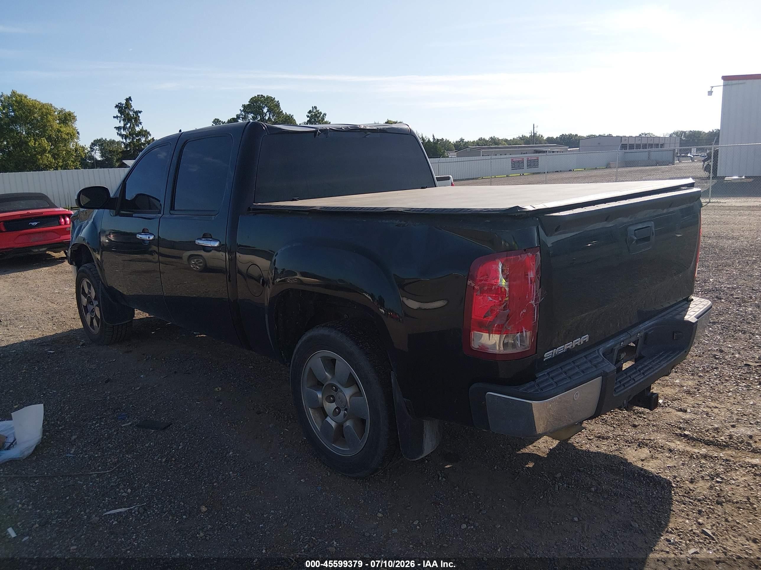 2009 Gmc Sierra 1500 Sle Black vin: 3GTEC23059G272055