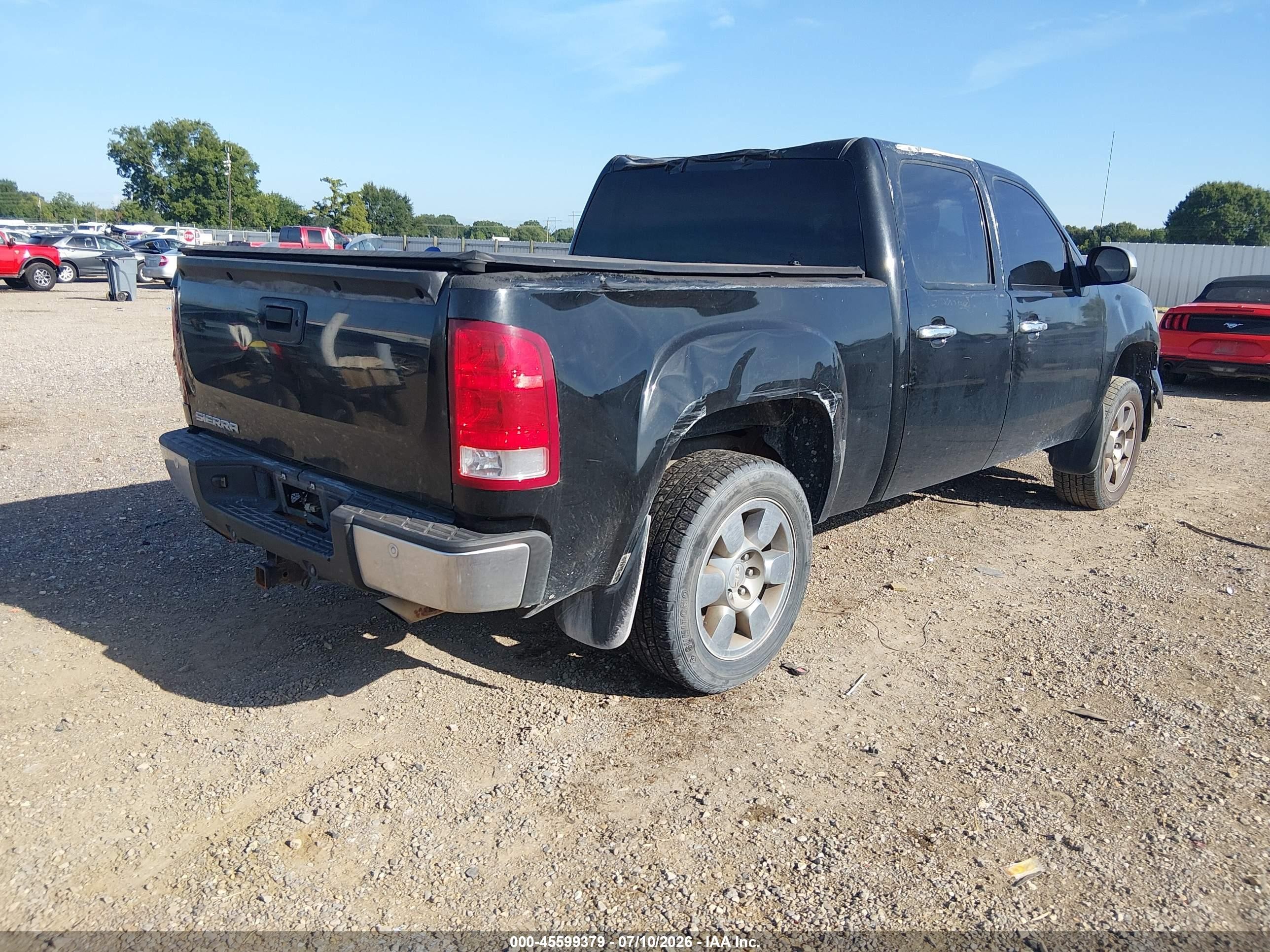 2009 Gmc Sierra 1500 Sle Black vin: 3GTEC23059G272055