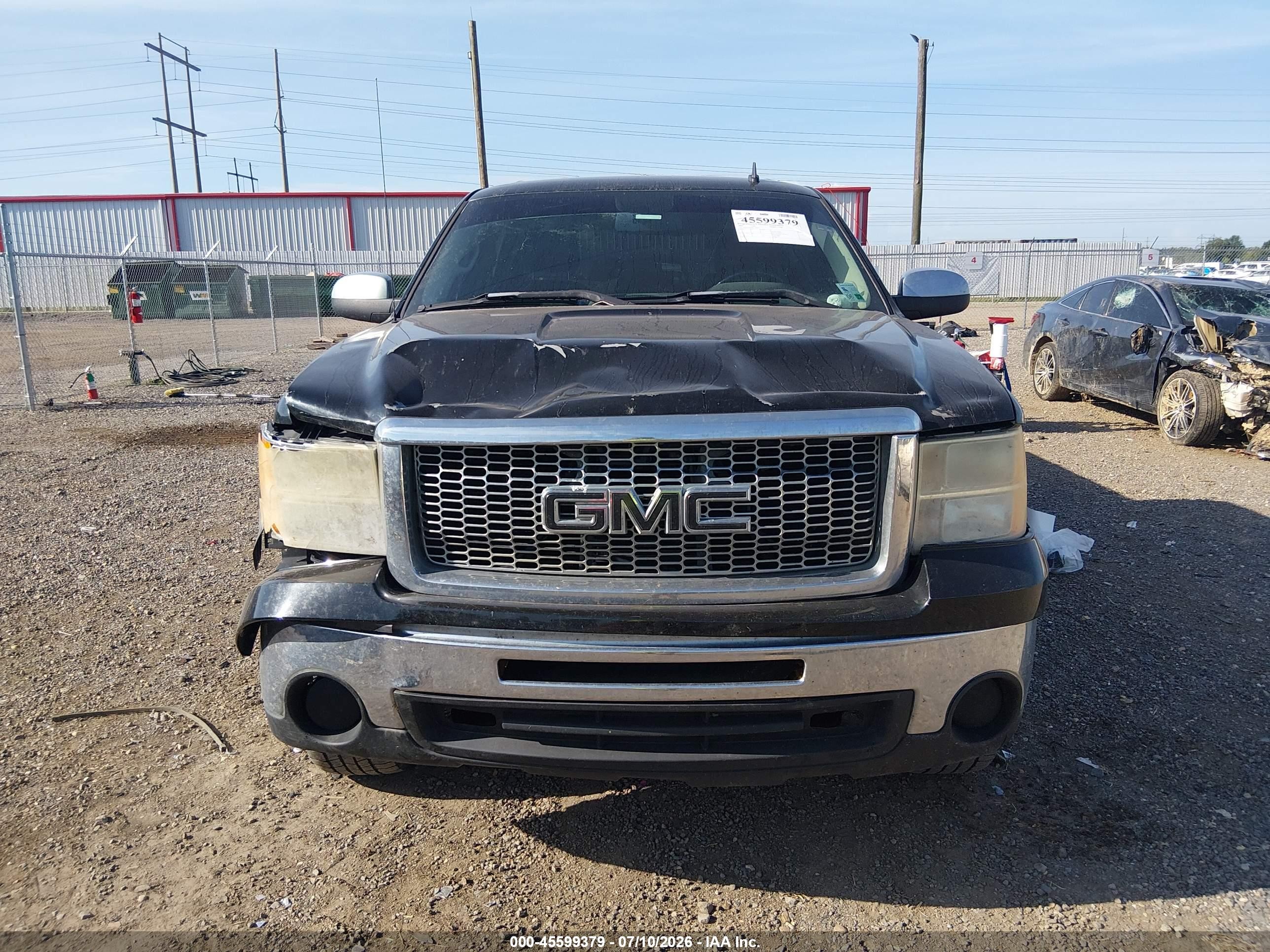 2009 Gmc Sierra 1500 Sle Black vin: 3GTEC23059G272055