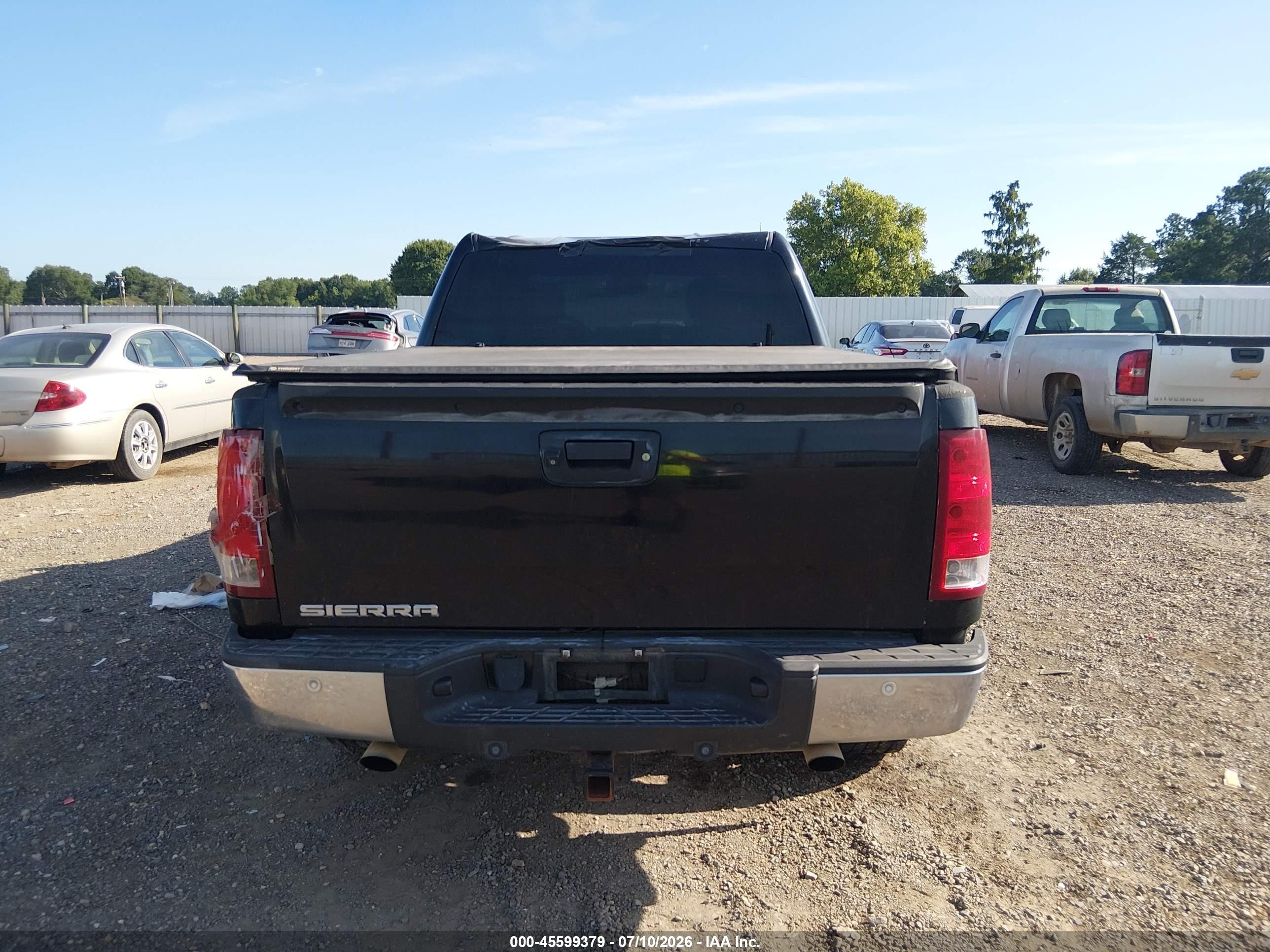 2009 Gmc Sierra 1500 Sle Black vin: 3GTEC23059G272055