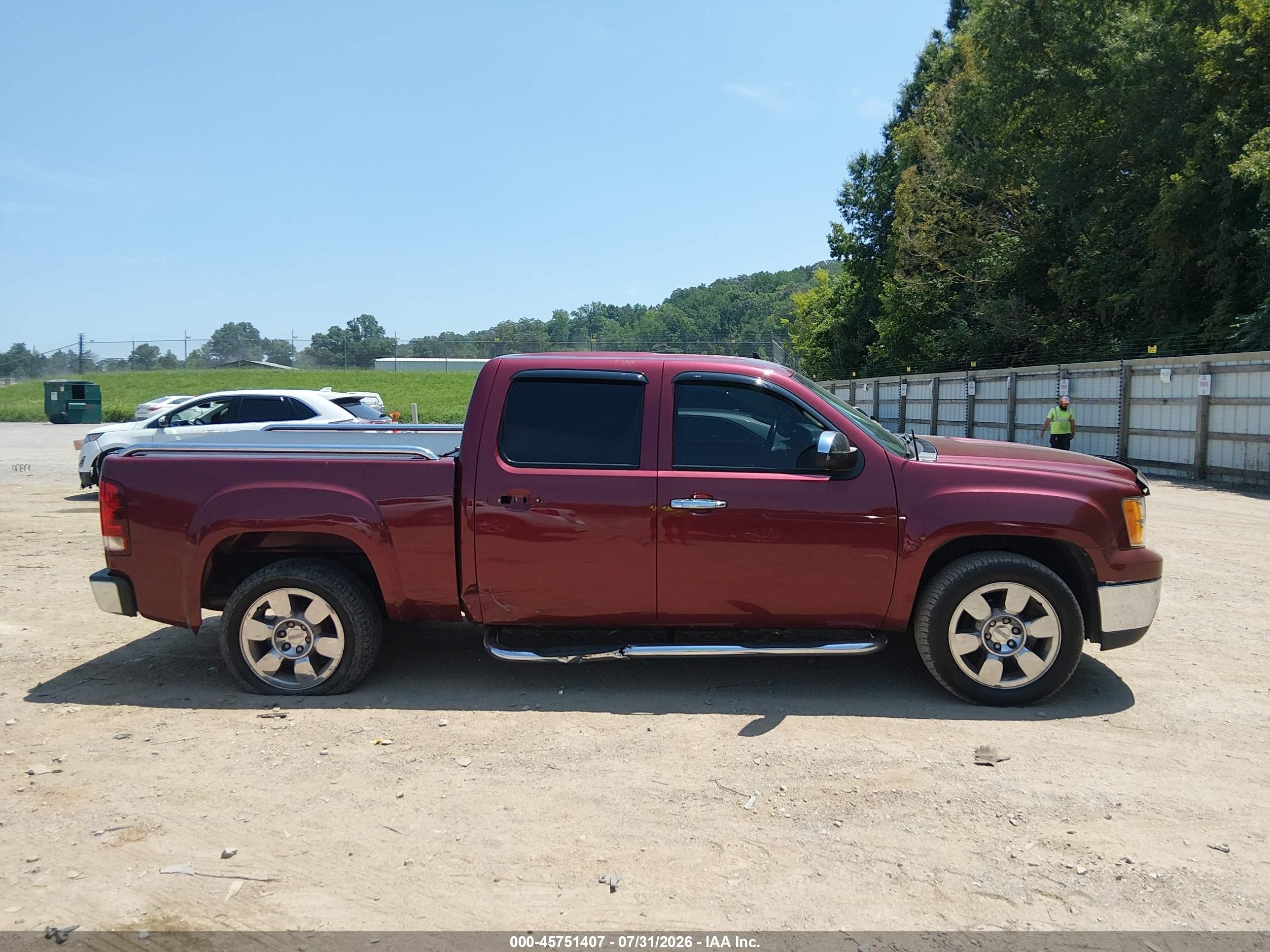 2009 Gmc Sierra 1500 Sle Темно-бордовый vin: 3GTEC23069G217646