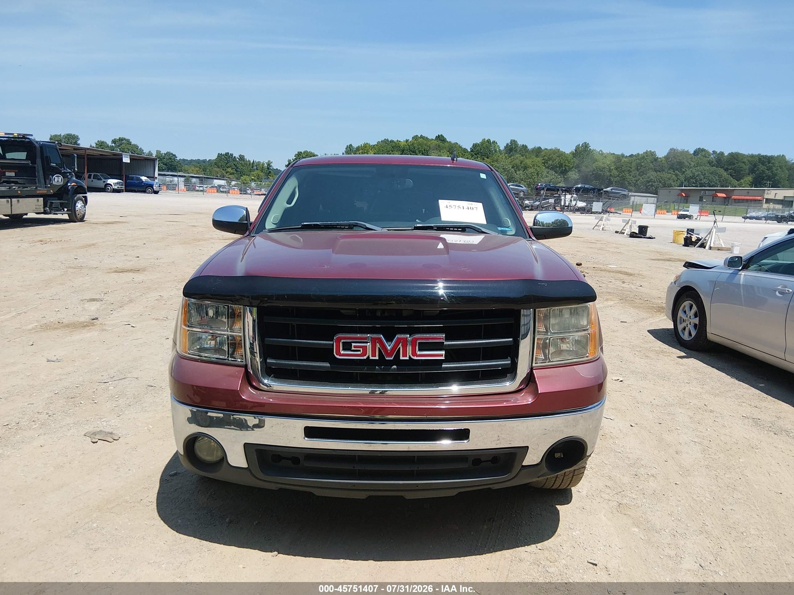 2009 Gmc Sierra 1500 Sle Темно-бордовый vin: 3GTEC23069G217646