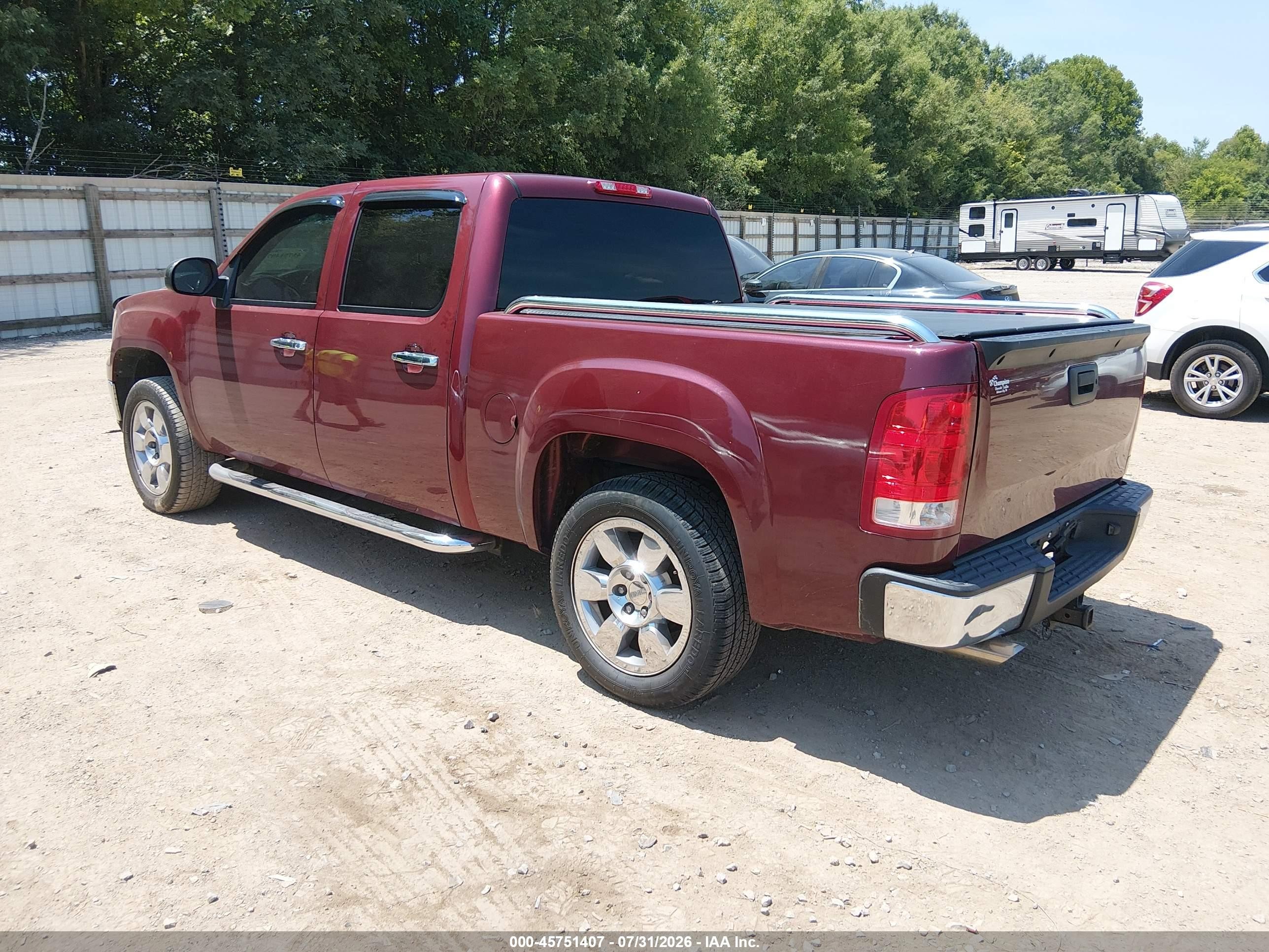 2009 Gmc Sierra 1500 Sle Темно-бордовый vin: 3GTEC23069G217646