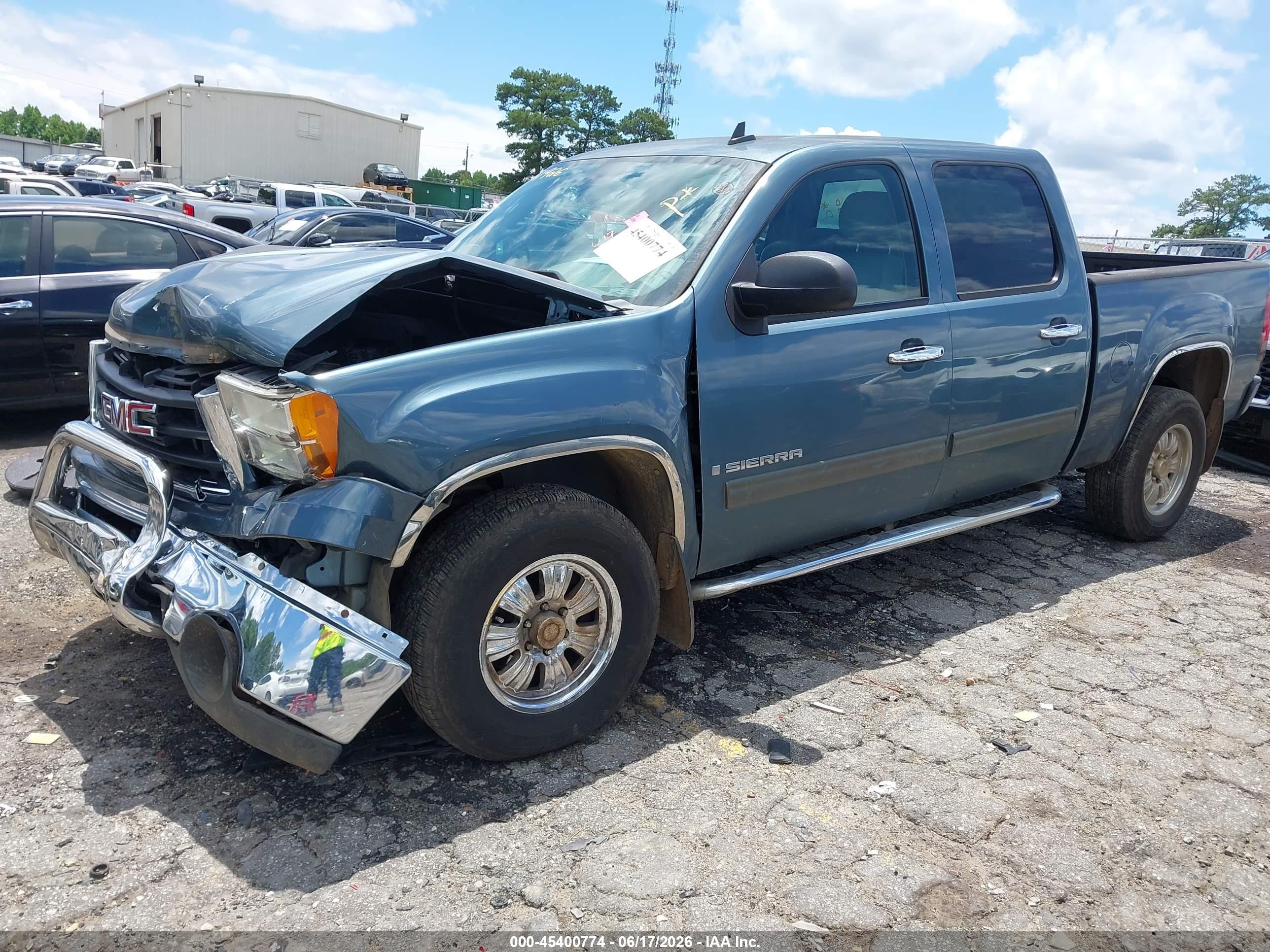 2009 Gmc Sierra 1500 Sle Dark Blue vin: 3GTEC23079G202699