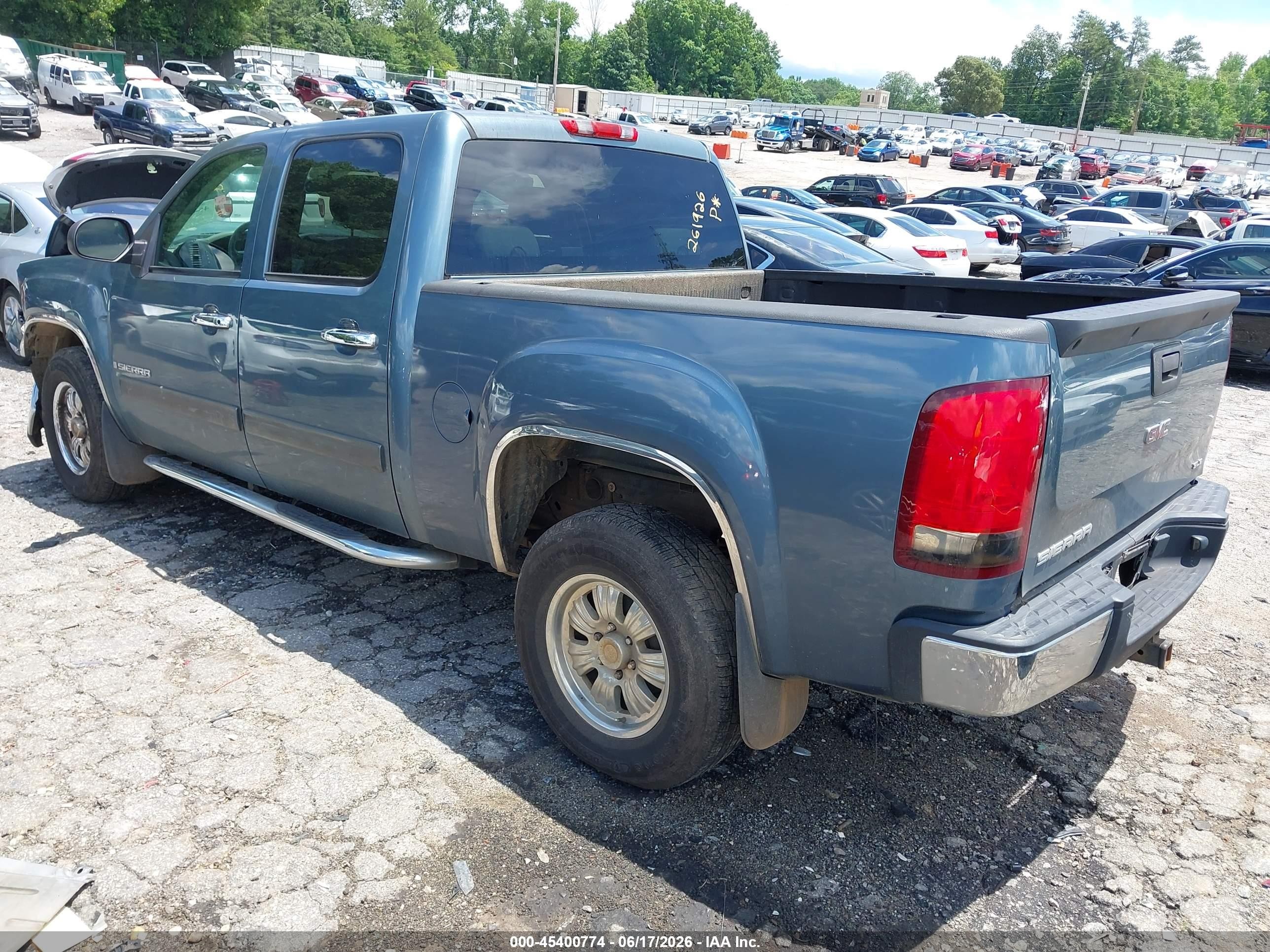 2009 Gmc Sierra 1500 Sle Dark Blue vin: 3GTEC23079G202699