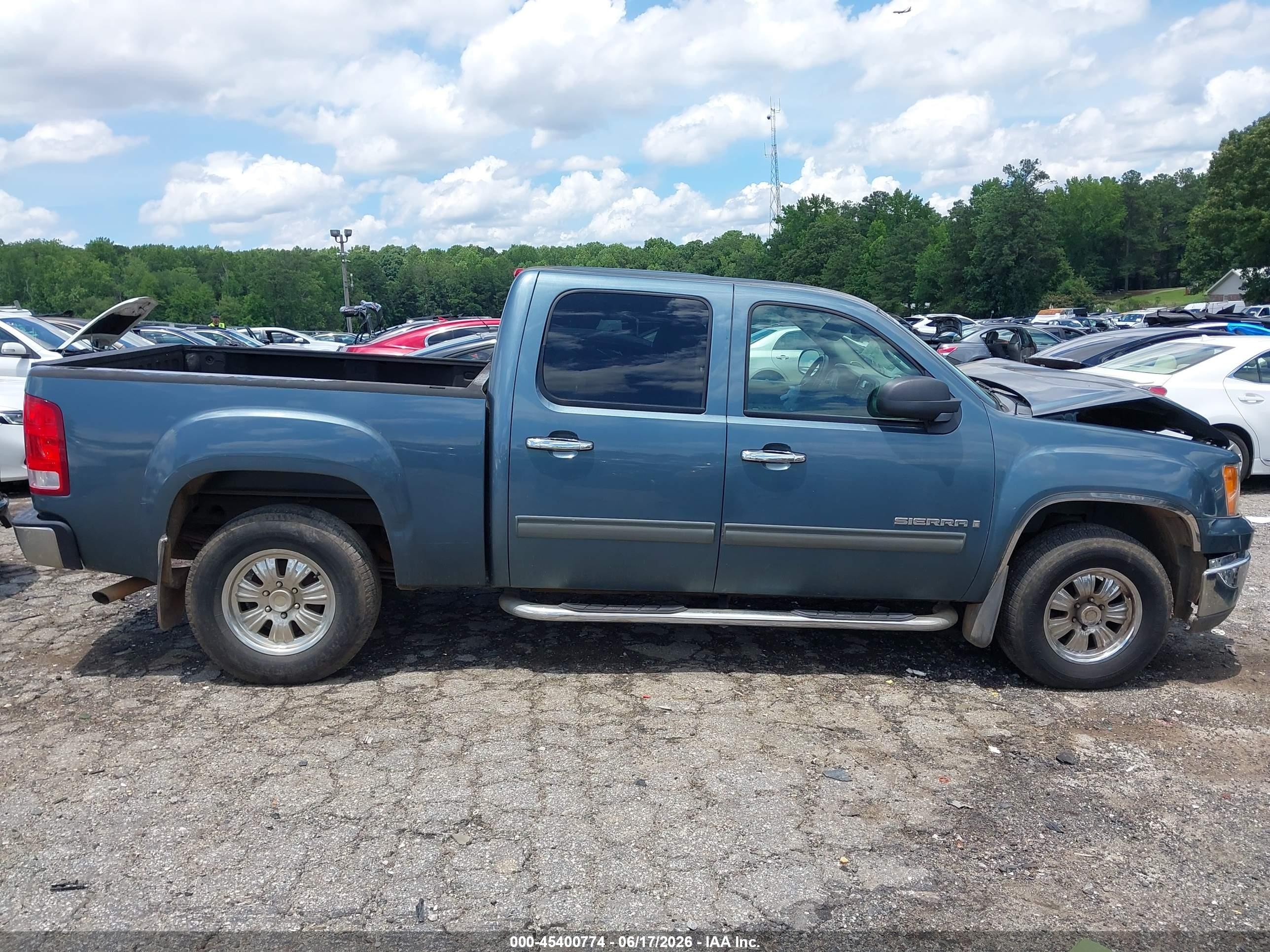 2009 Gmc Sierra 1500 Sle Dark Blue vin: 3GTEC23079G202699