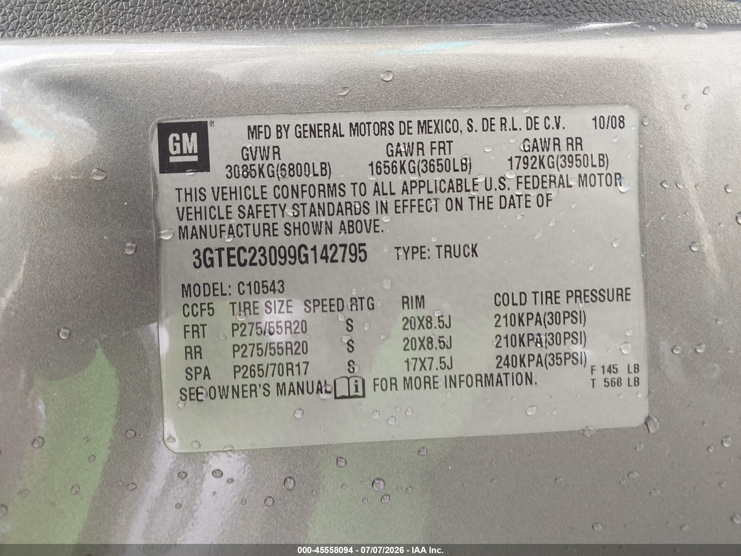 2009 Gmc Sierra 1500 Sle Gray vin: 3GTEC23099G142795