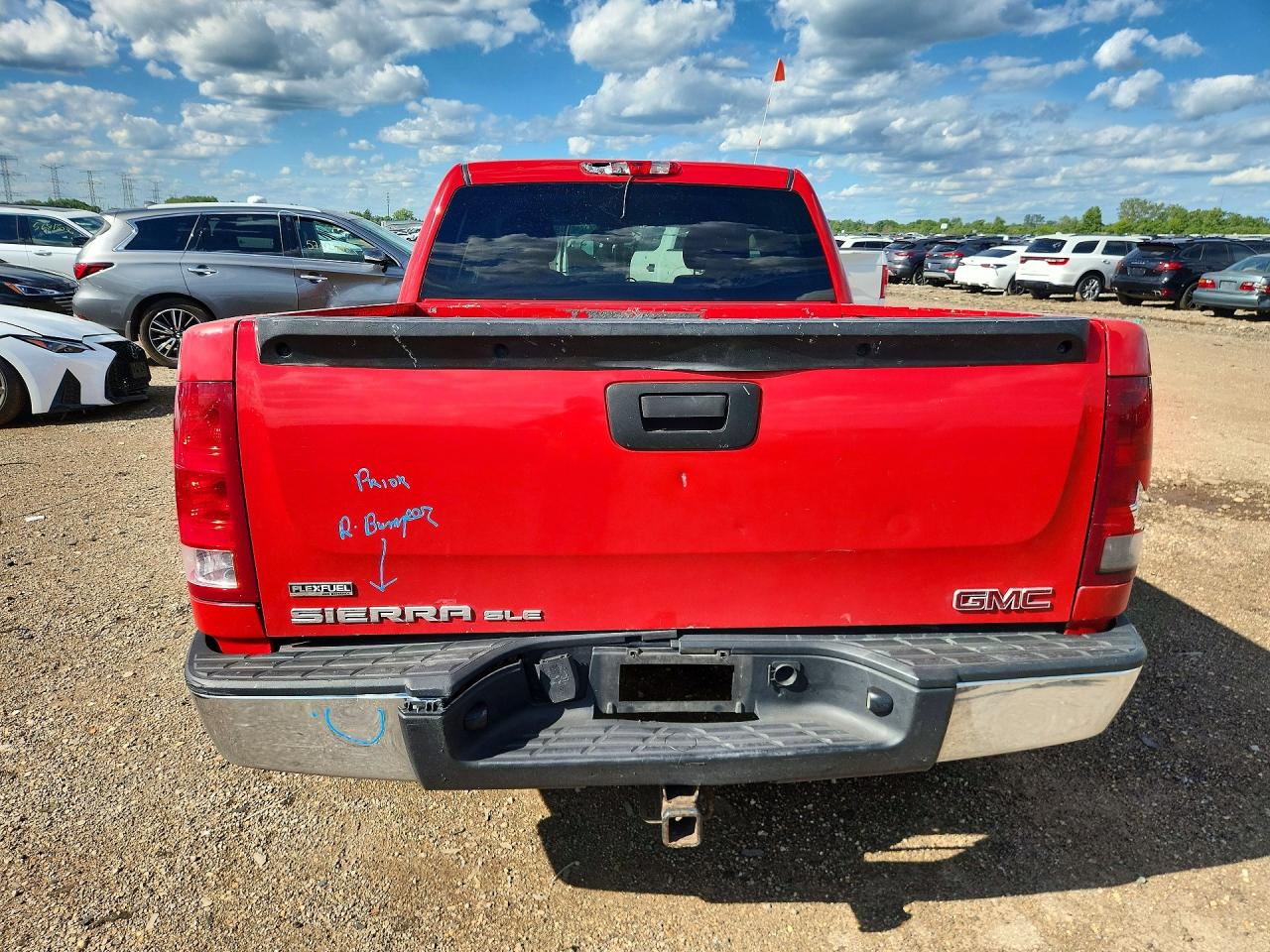 2009 Gmc Sierra C1500 Sle Red vin: 3GTEC23099G182701