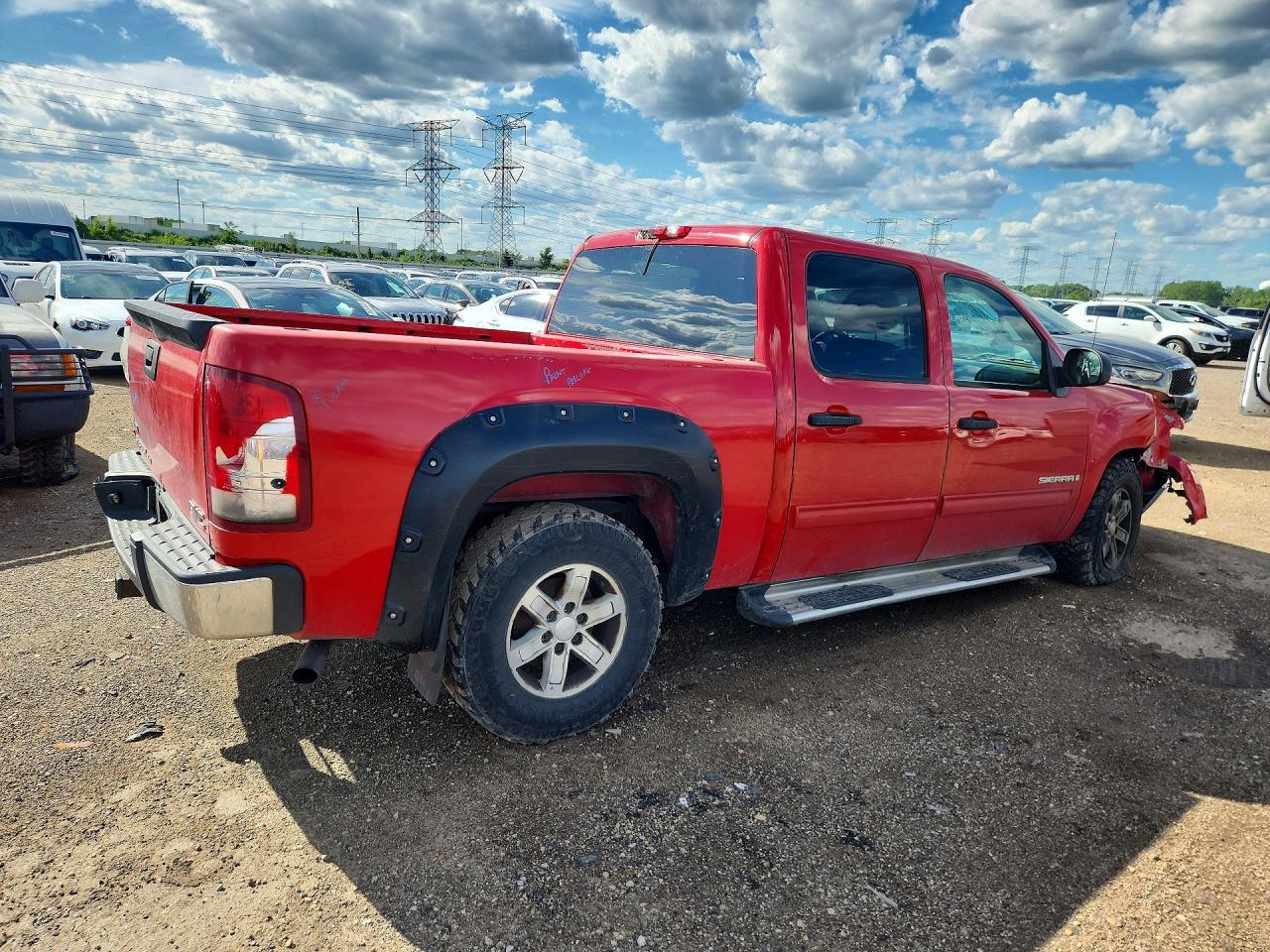 2009 Gmc Sierra C1500 Sle Red vin: 3GTEC23099G182701
