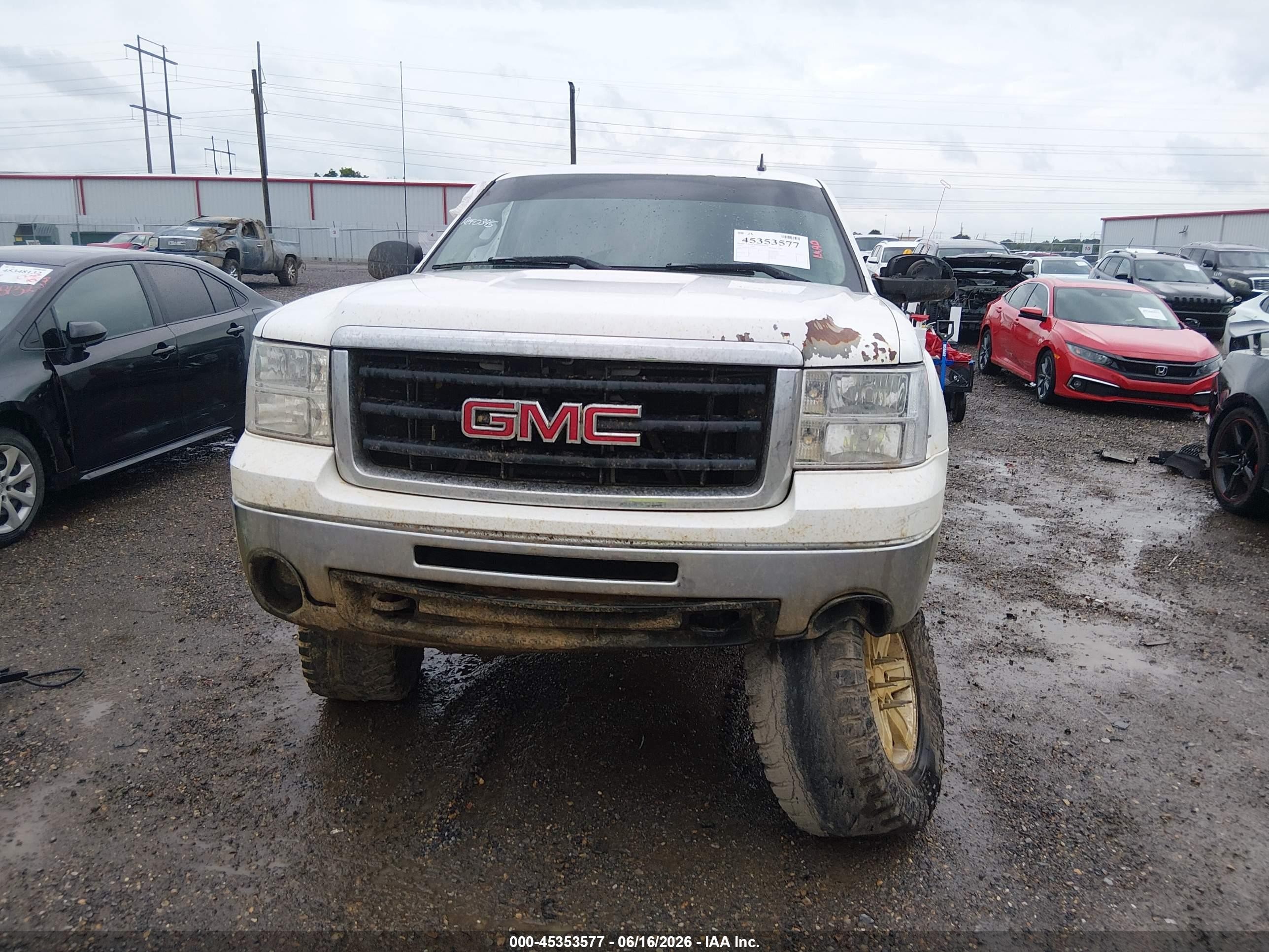2009 Gmc Sierra 1500 Sle White vin: 3GTEC23099G250575
