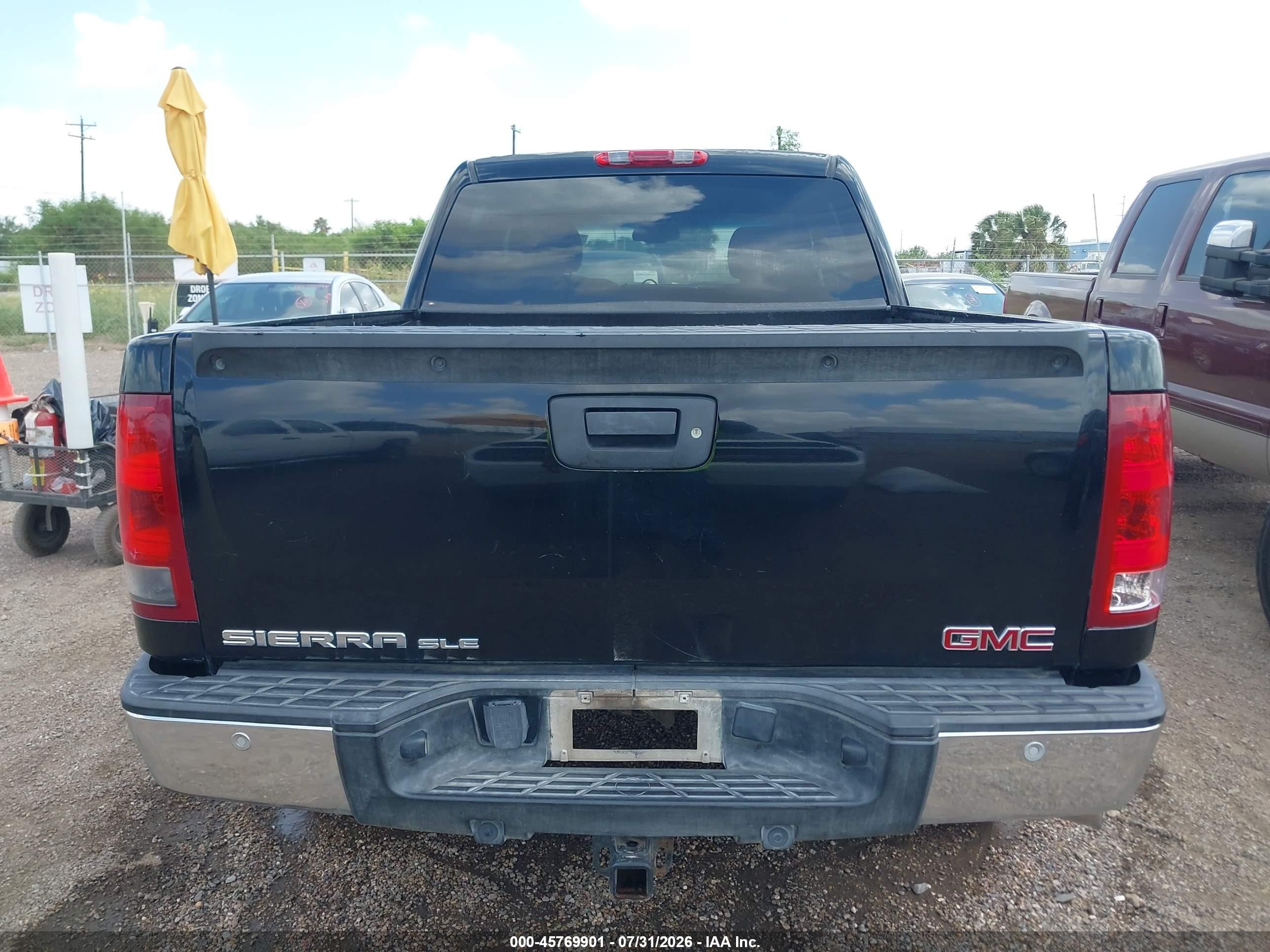 2009 Gmc Sierra 1500 Sle Черный vin: 3GTEC23J59G161305