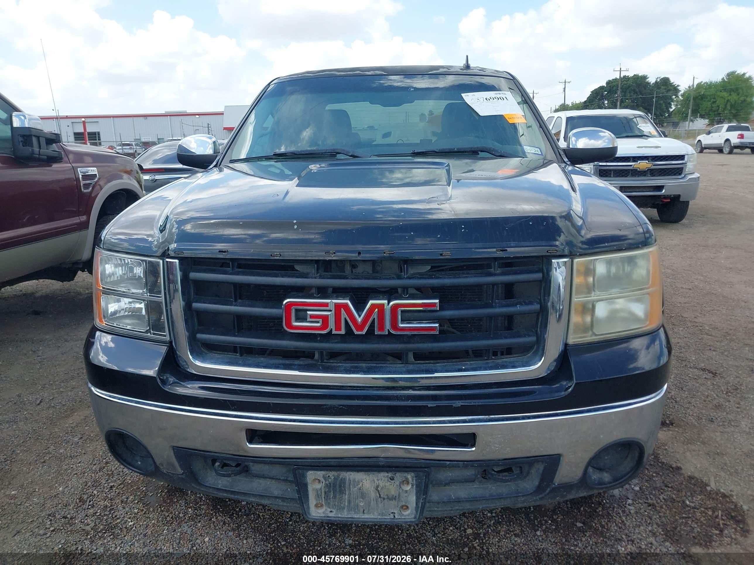 2009 Gmc Sierra 1500 Sle Черный vin: 3GTEC23J59G161305