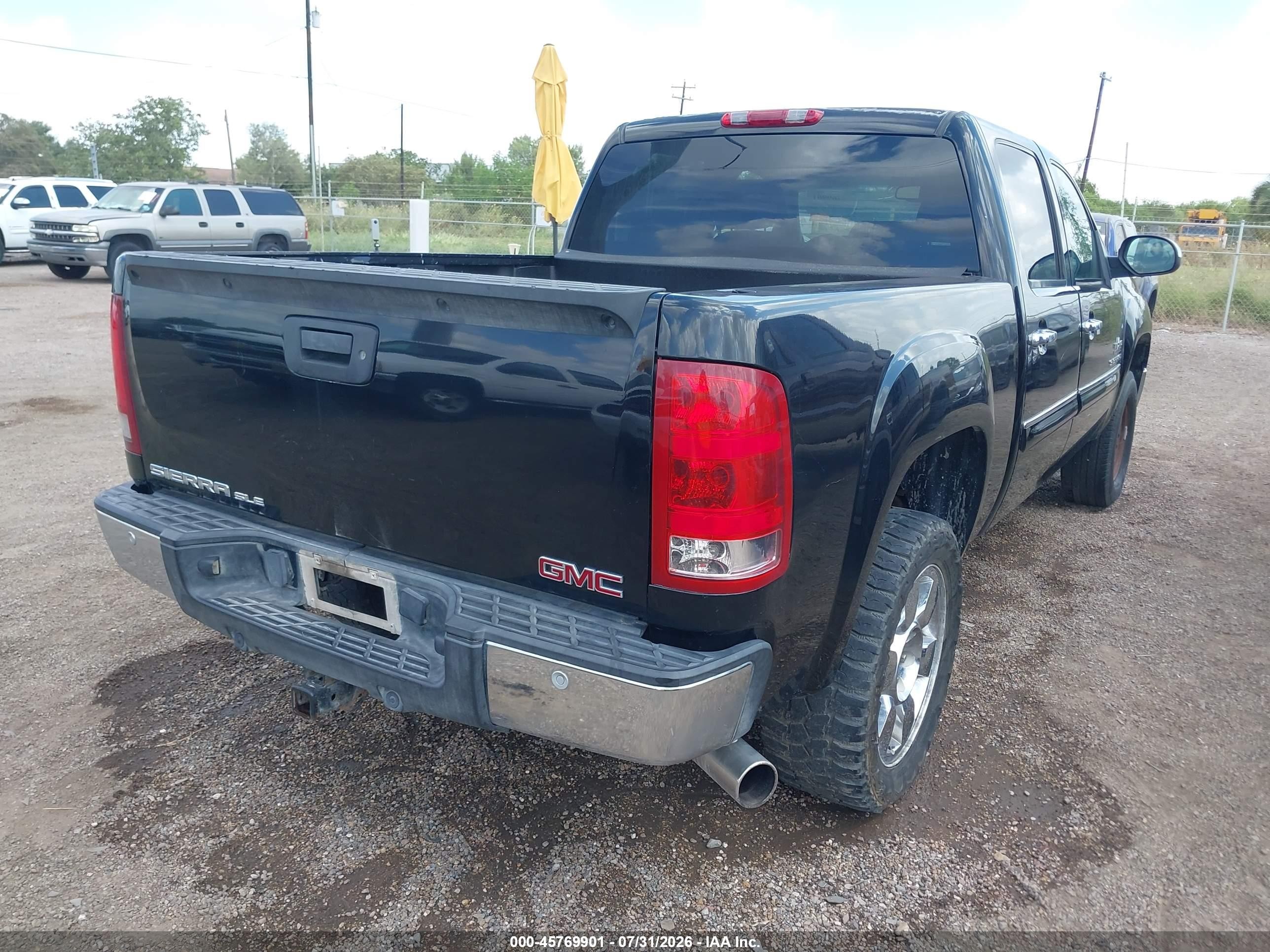 2009 Gmc Sierra 1500 Sle Черный vin: 3GTEC23J59G161305
