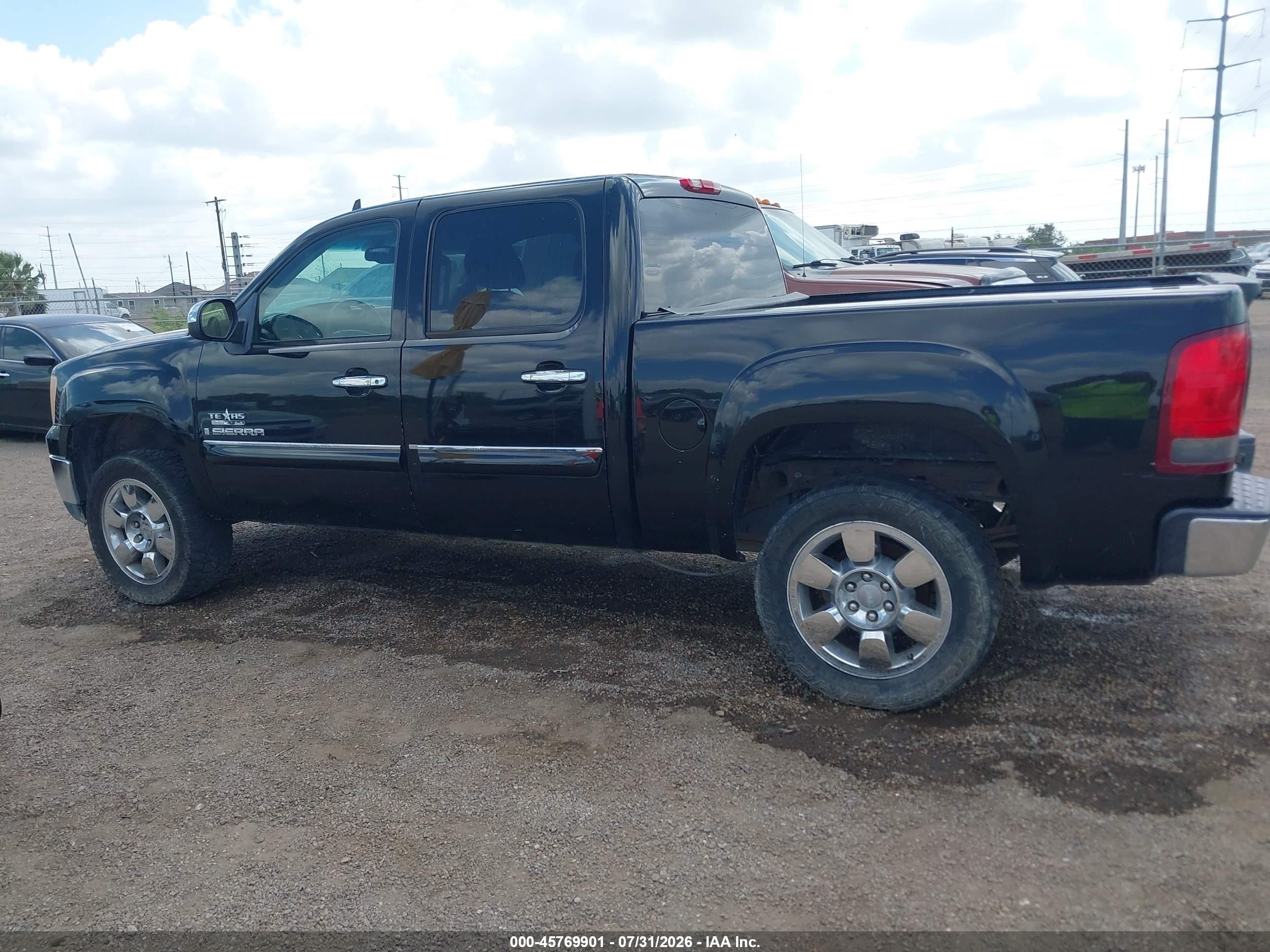 2009 Gmc Sierra 1500 Sle Черный vin: 3GTEC23J59G161305