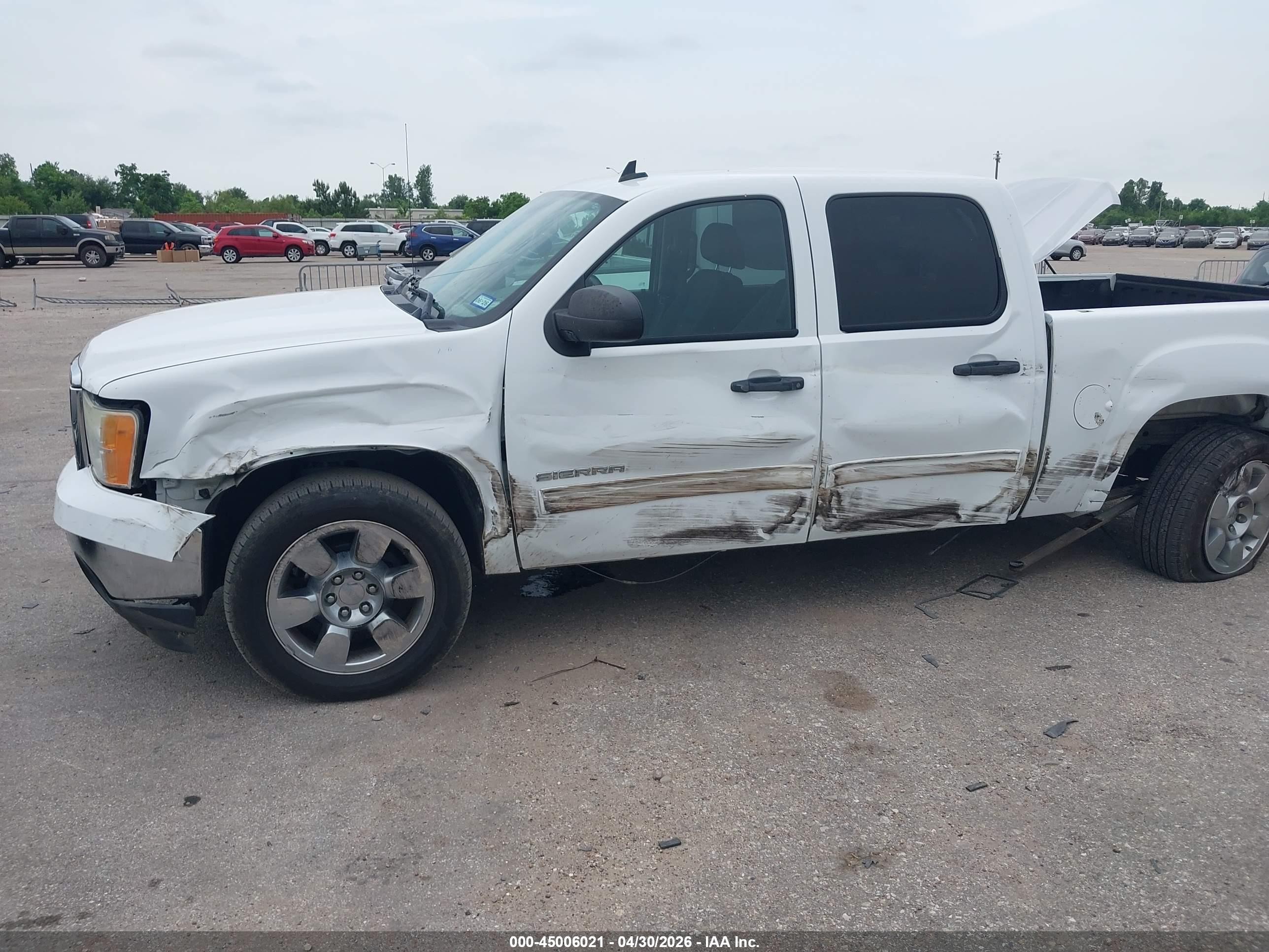 2009 Gmc Sierra 1500 Sle White vin: 3GTEC23J59G281265