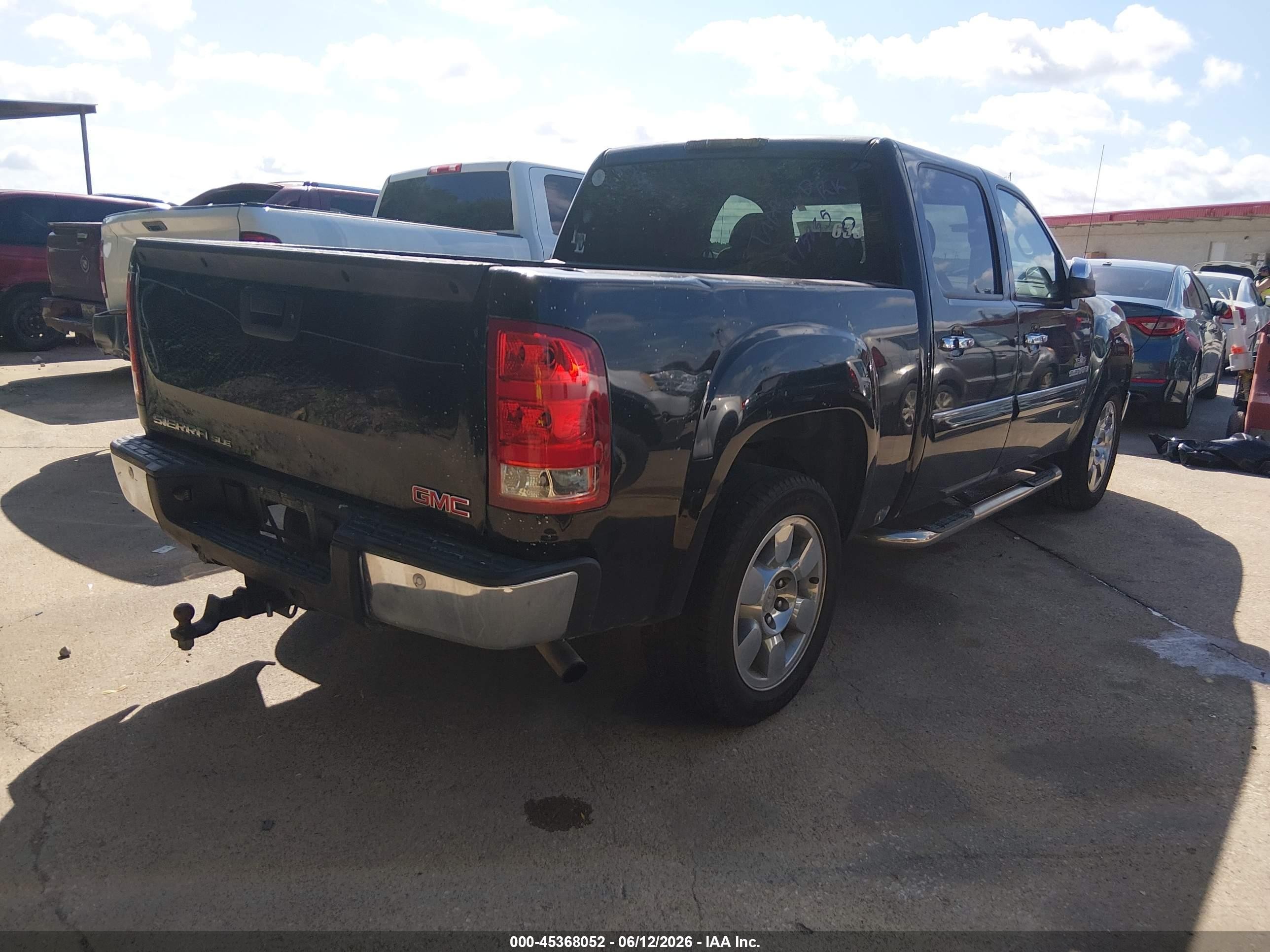 2009 Gmc Sierra 1500 Sle Black vin: 3GTEC23J69G173835