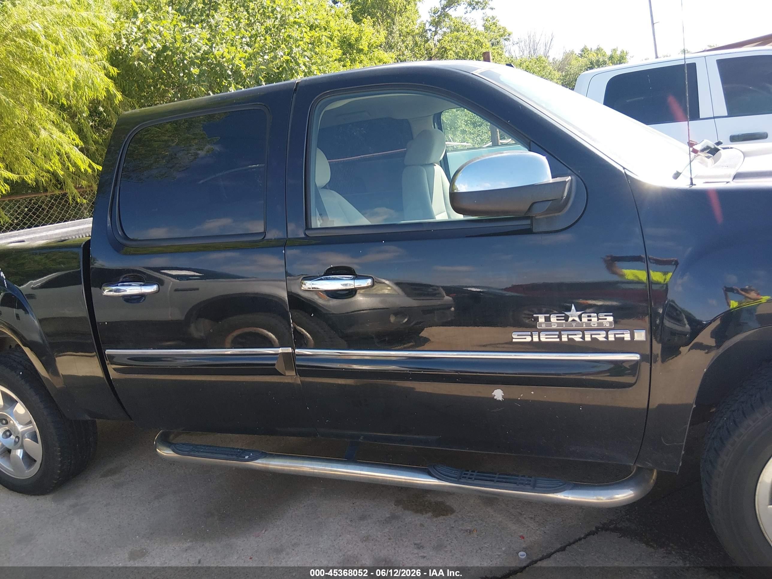 2009 Gmc Sierra 1500 Sle Black vin: 3GTEC23J69G173835