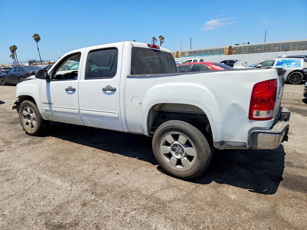 2009 Gmc Sierra C1500 Sle White vin: 3GTEC23J69G226954