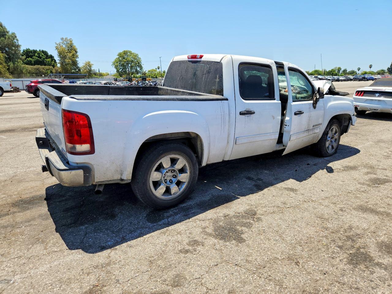 2009 Gmc Sierra C1500 Sle White vin: 3GTEC23J69G226954