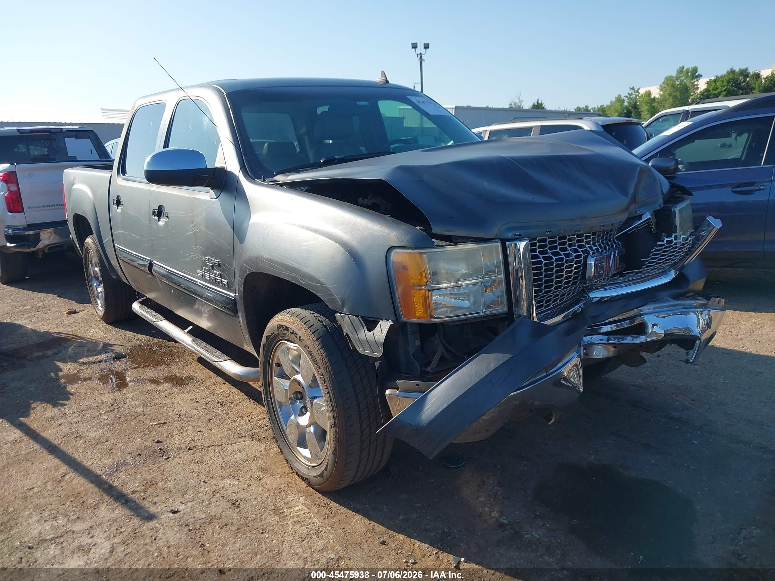 2009 Gmc Sierra 1500 Sle Черный vin: 3GTEC23JX9G275932