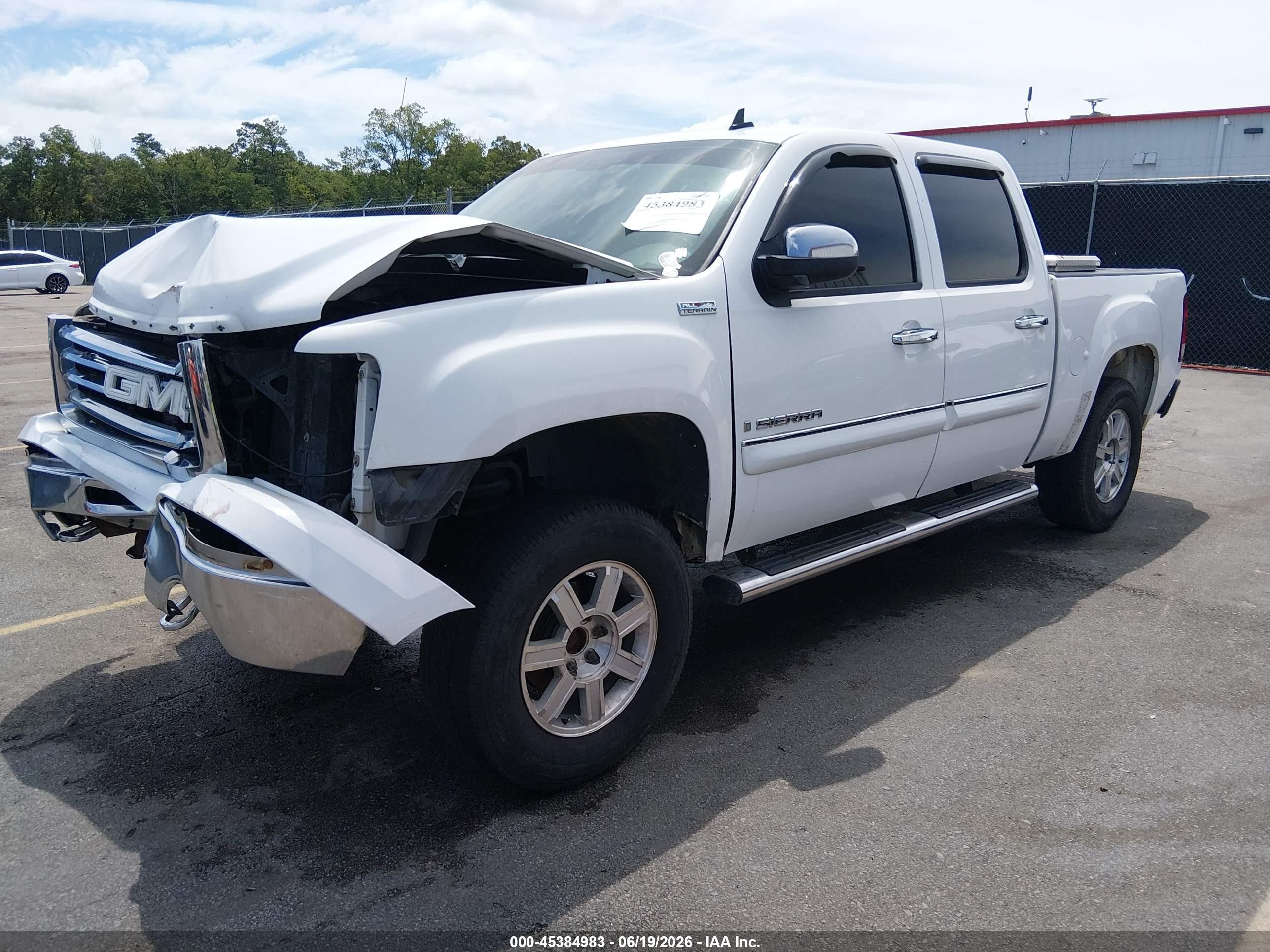 2009 Gmc Sierra 1500 Slt Белый vin: 3GTEC33079G123930