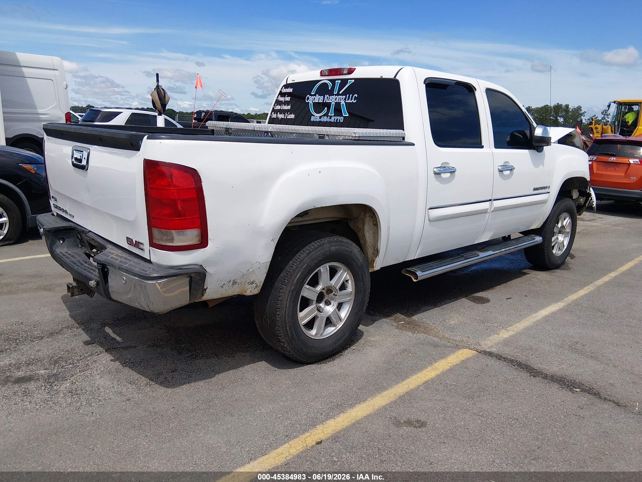 2009 Gmc Sierra 1500 Slt Белый vin: 3GTEC33079G123930