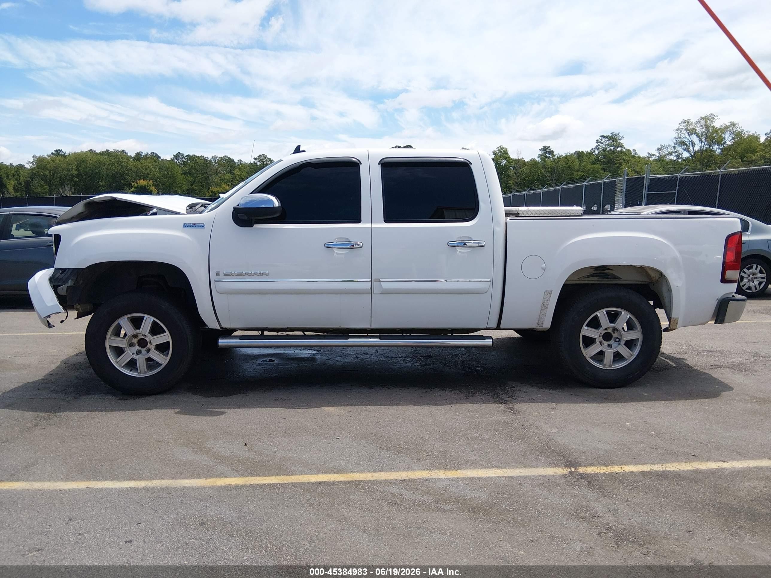 2009 Gmc Sierra 1500 Slt Белый vin: 3GTEC33079G123930