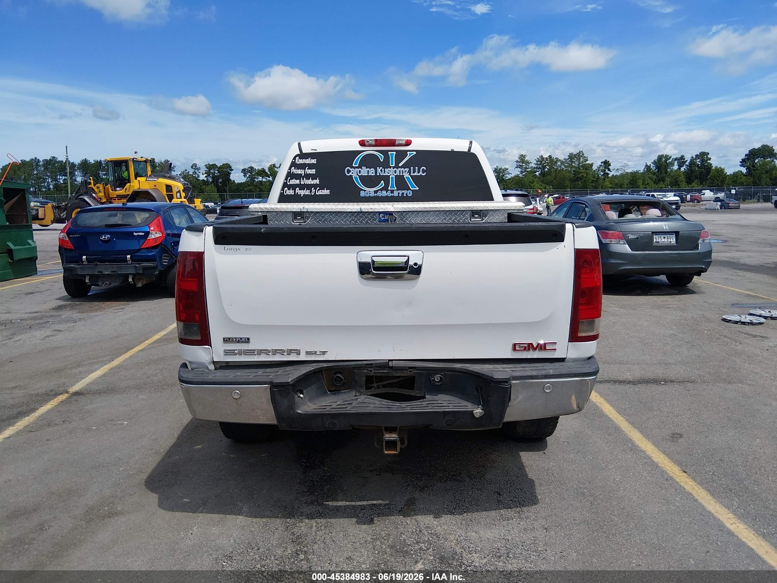 2009 Gmc Sierra 1500 Slt Белый vin: 3GTEC33079G123930