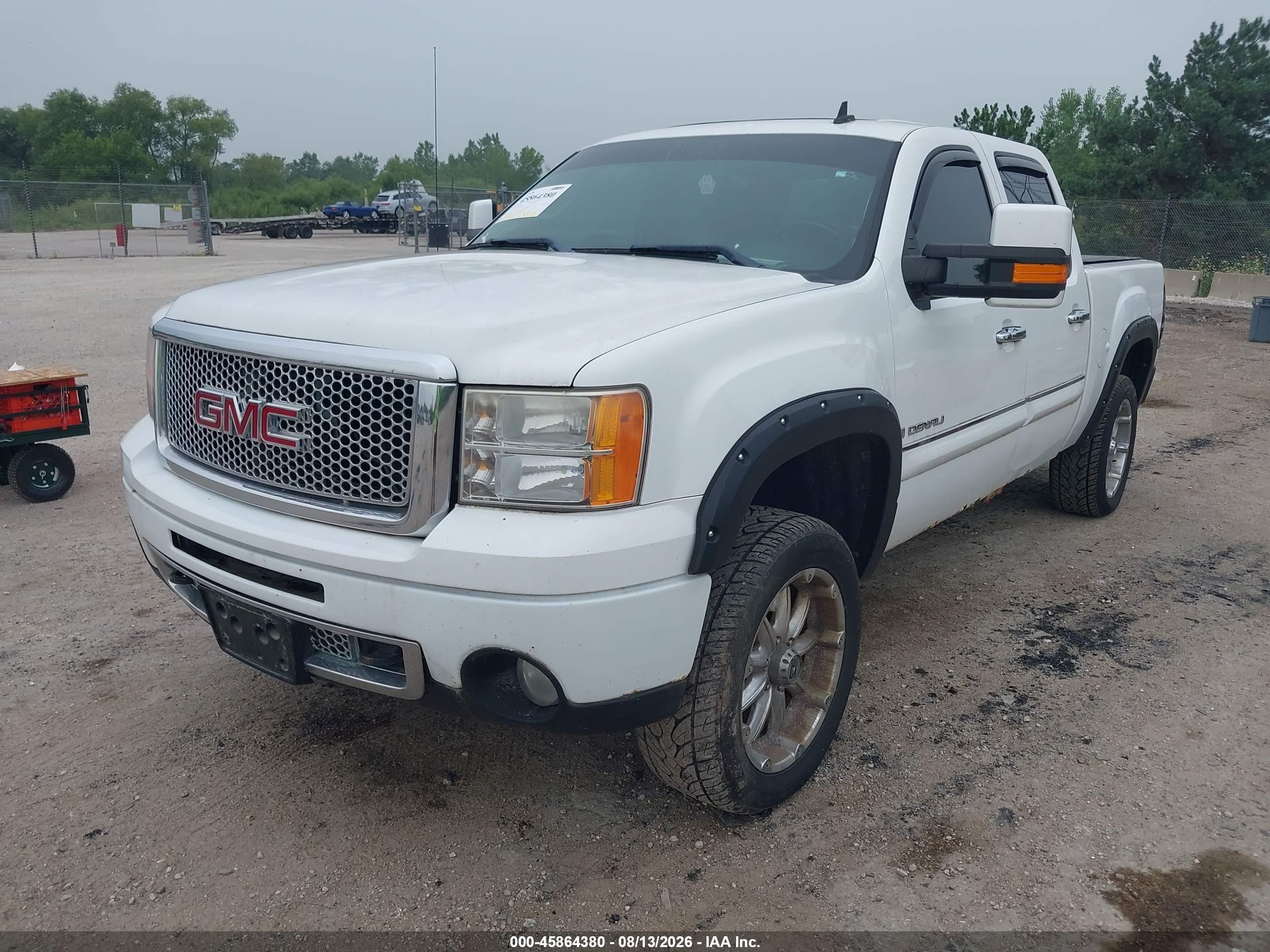2009 Gmc Sierra 1500 Denali White vin: 3GTEK03209G125389