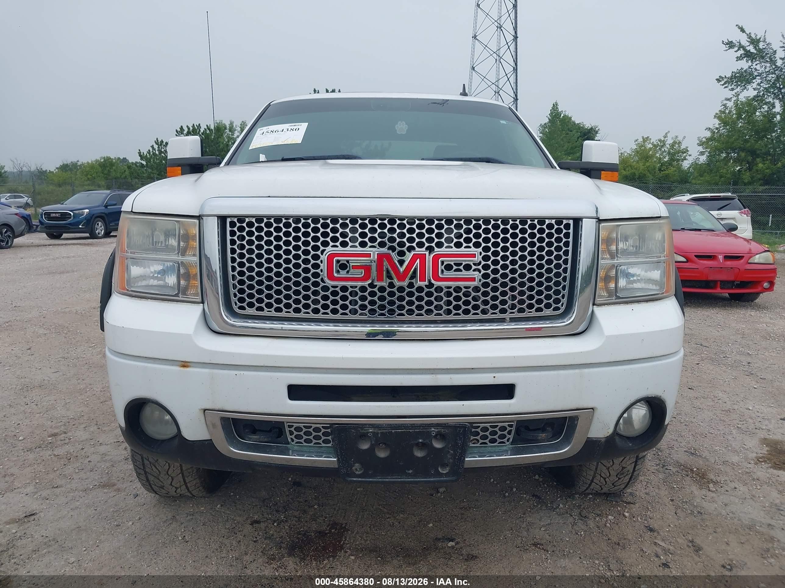 2009 Gmc Sierra 1500 Denali White vin: 3GTEK03209G125389