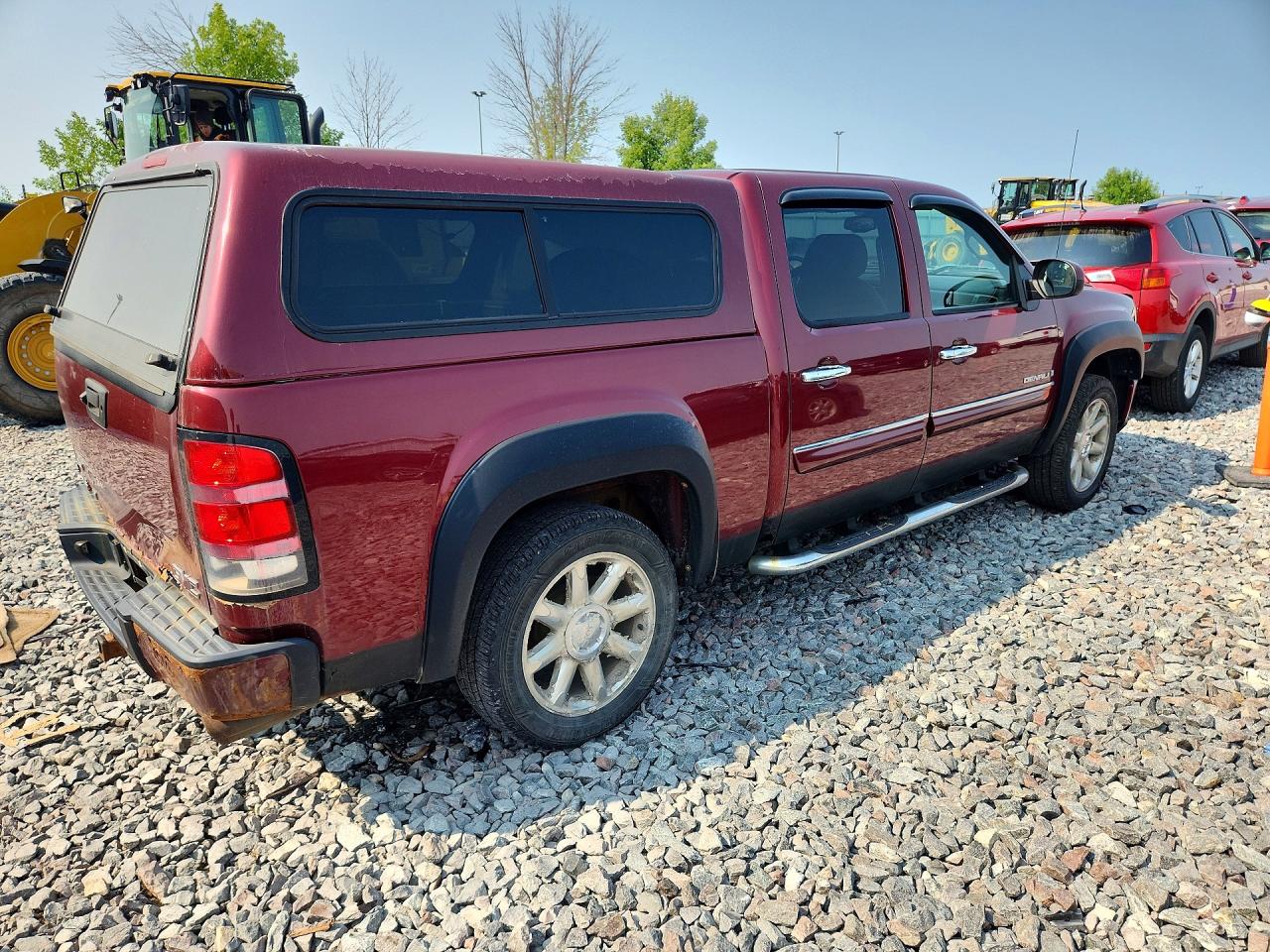 2009 Gmc Sierra K1500 Denali Maroon vin: 3GTEK03229G198098