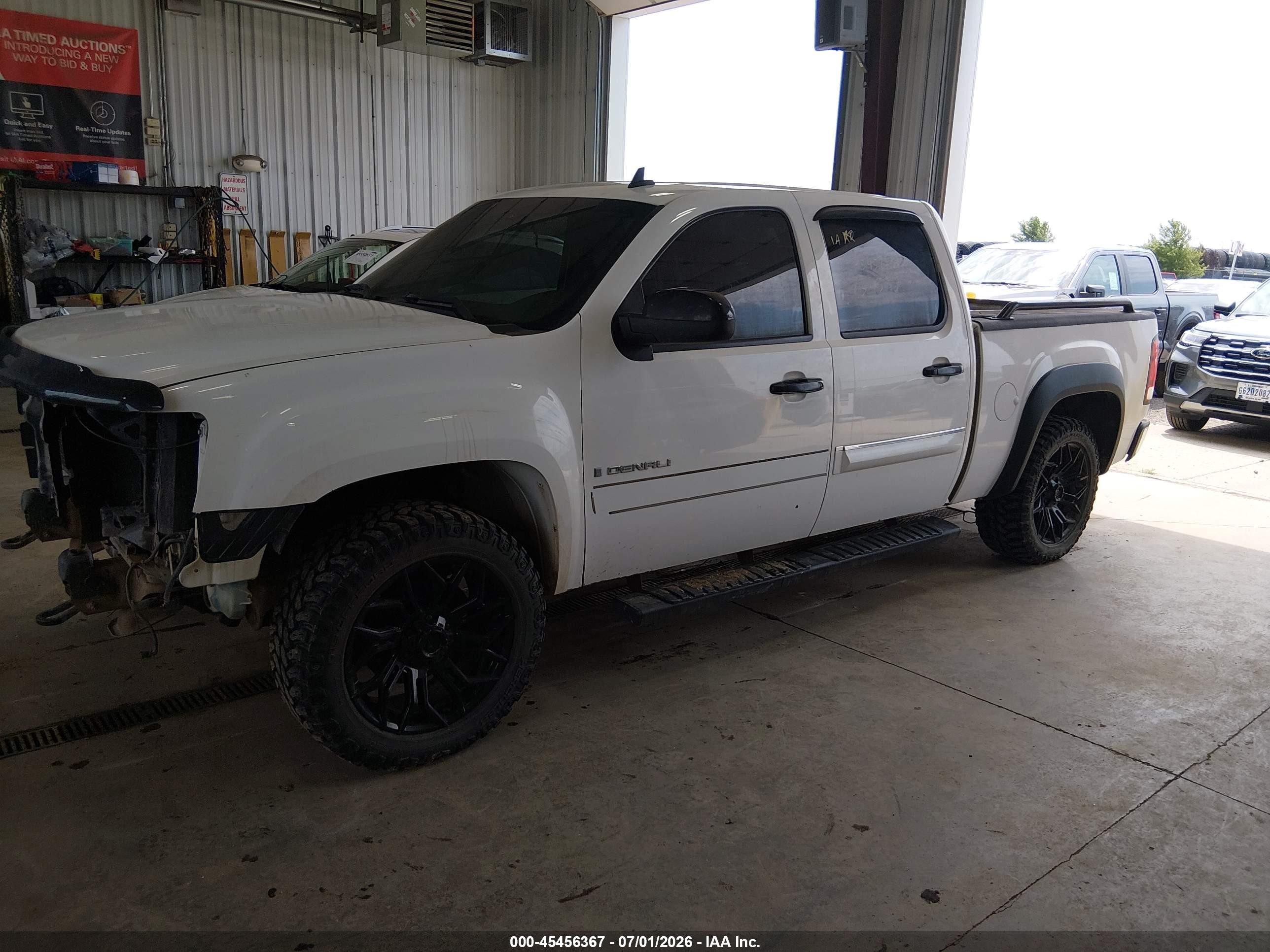 2009 Gmc Sierra 1500 Denali White vin: 3GTEK03289G270020