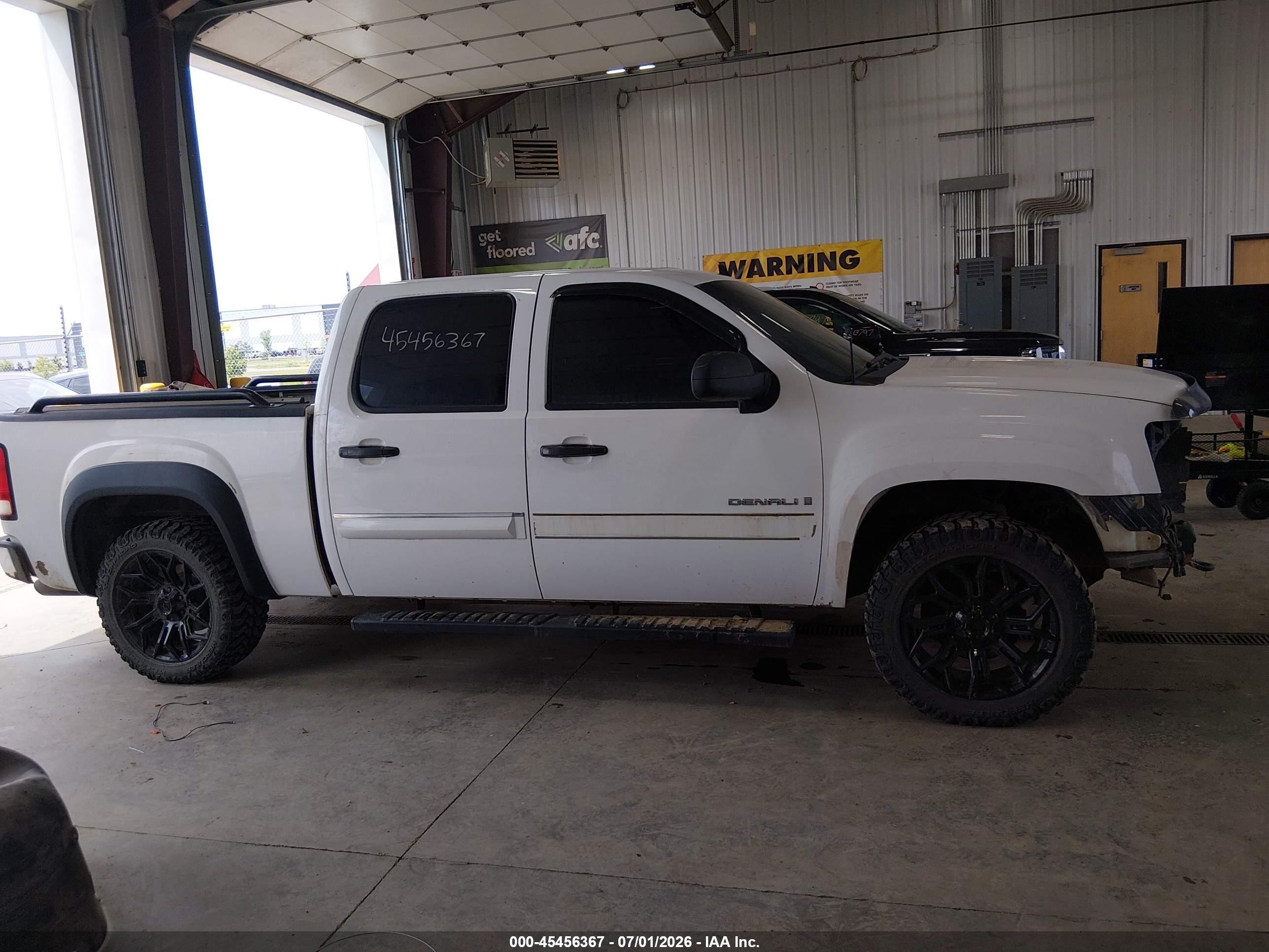 2009 Gmc Sierra 1500 Denali White vin: 3GTEK03289G270020