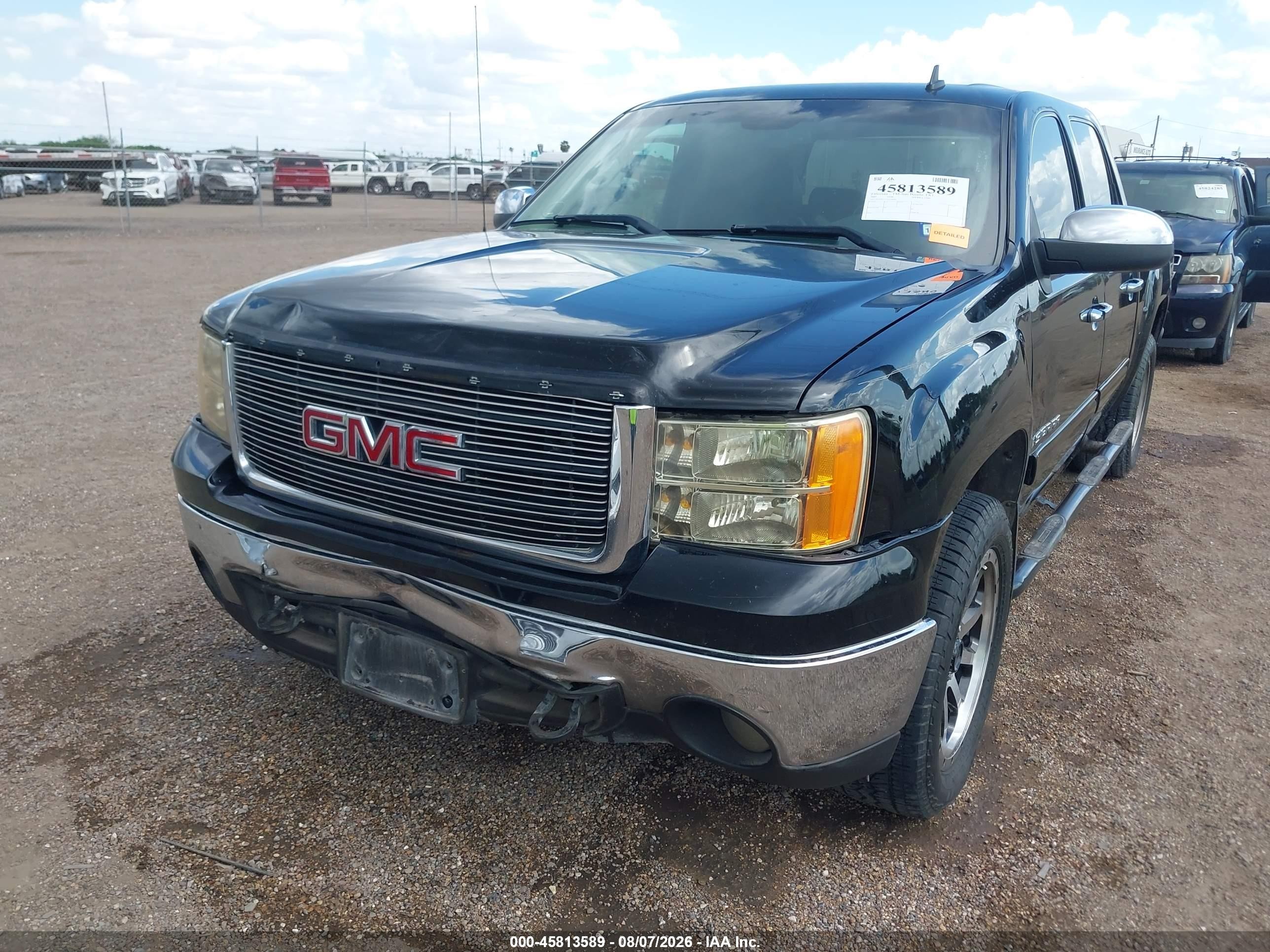 2007 Gmc Sierra 1500 Slt Black vin: 3GTEK13317G548400