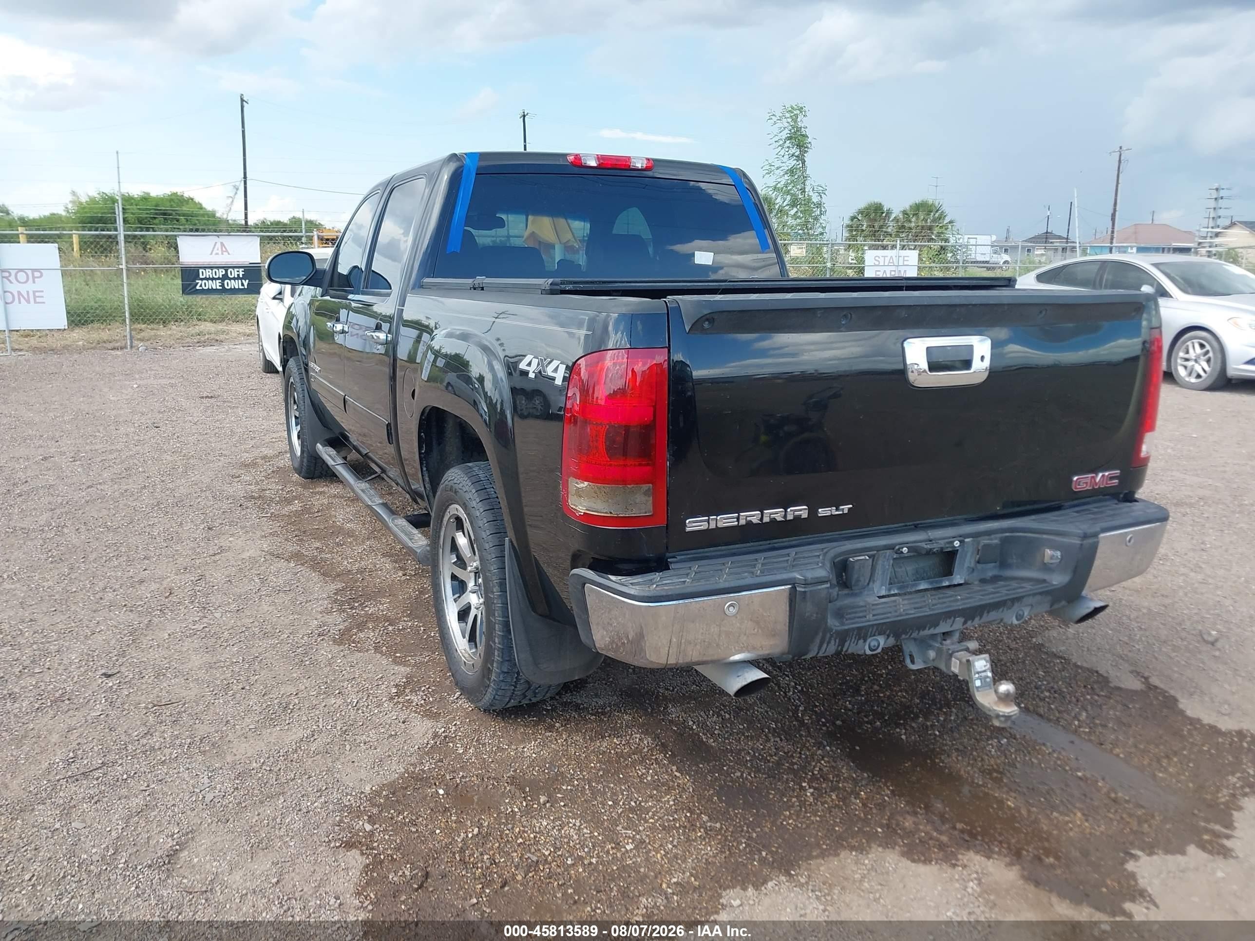2007 Gmc Sierra 1500 Slt Black vin: 3GTEK13317G548400
