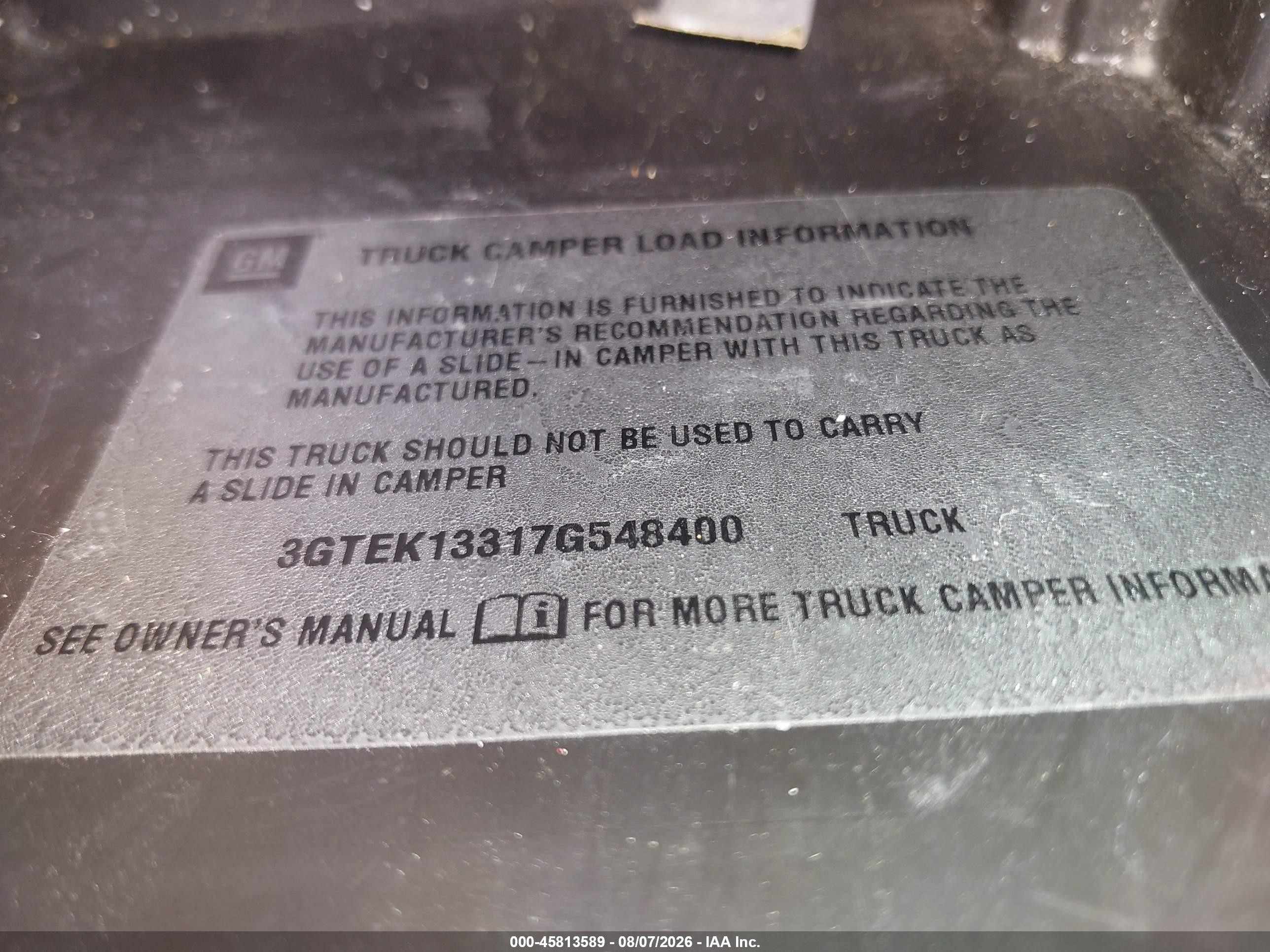 2007 Gmc Sierra 1500 Slt Black vin: 3GTEK13317G548400