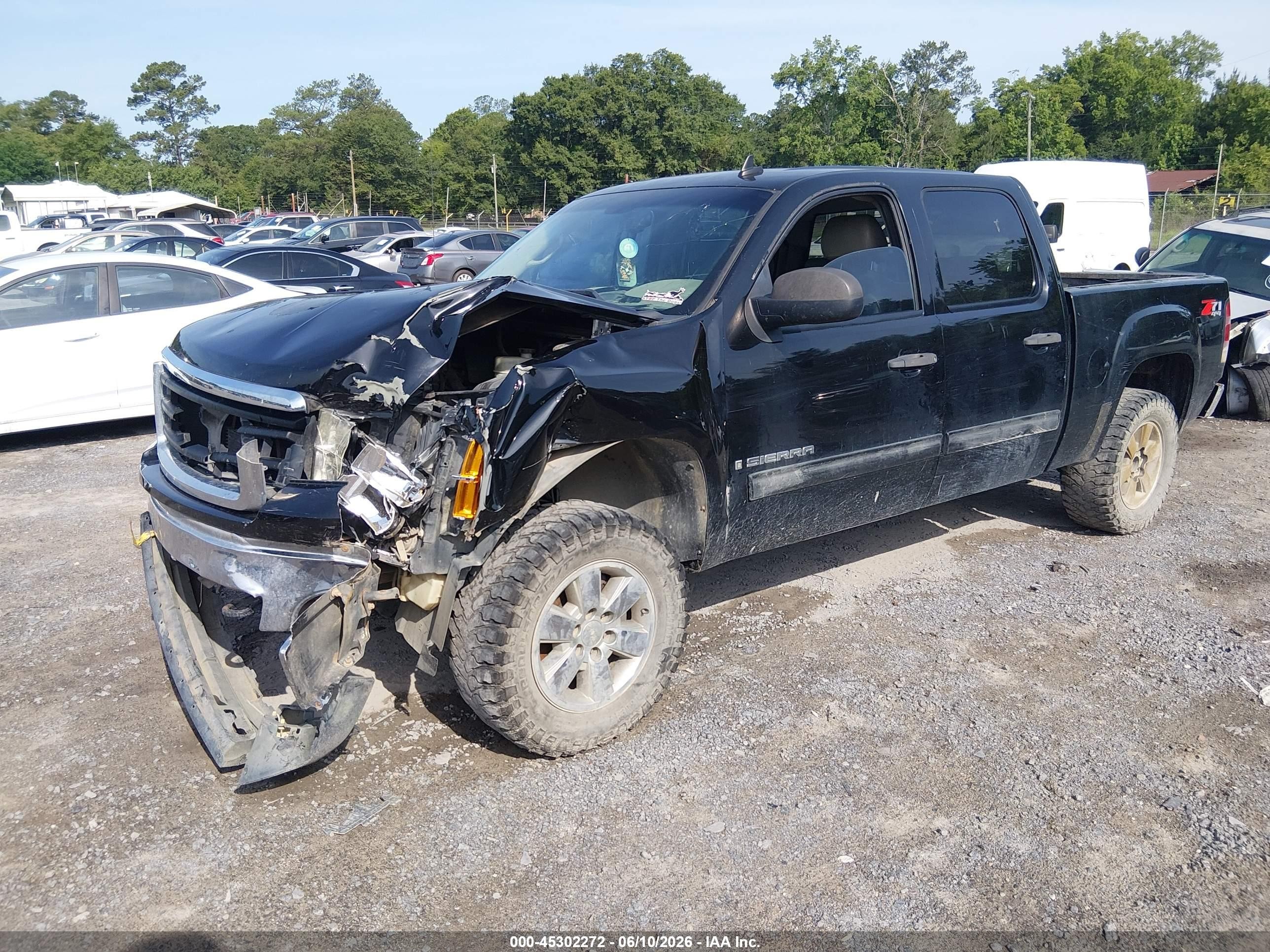 2007 Gmc Sierra 1500 Sle1 Black vin: 3GTEK13337G519013