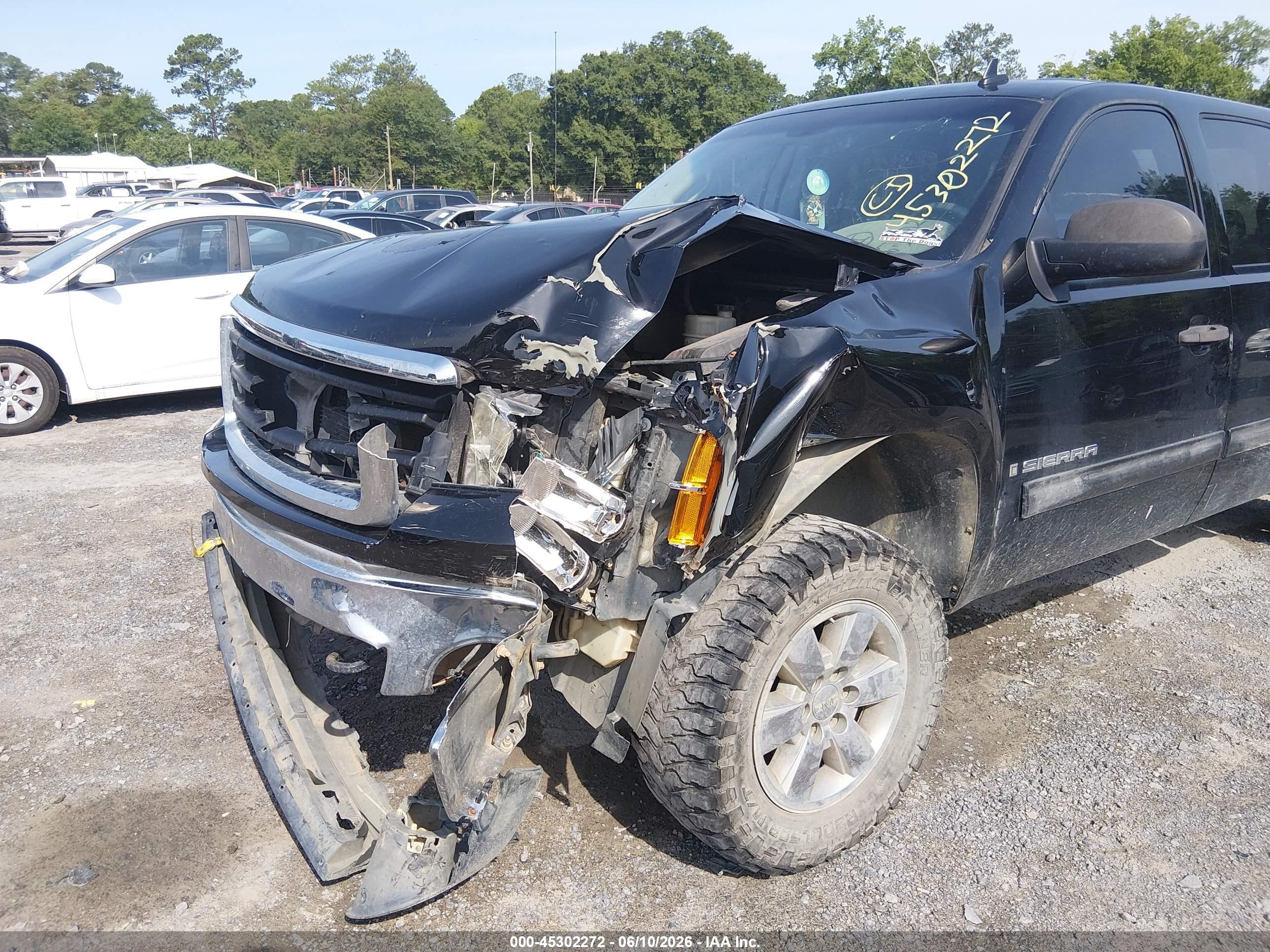 2007 Gmc Sierra 1500 Sle1 Black vin: 3GTEK13337G519013