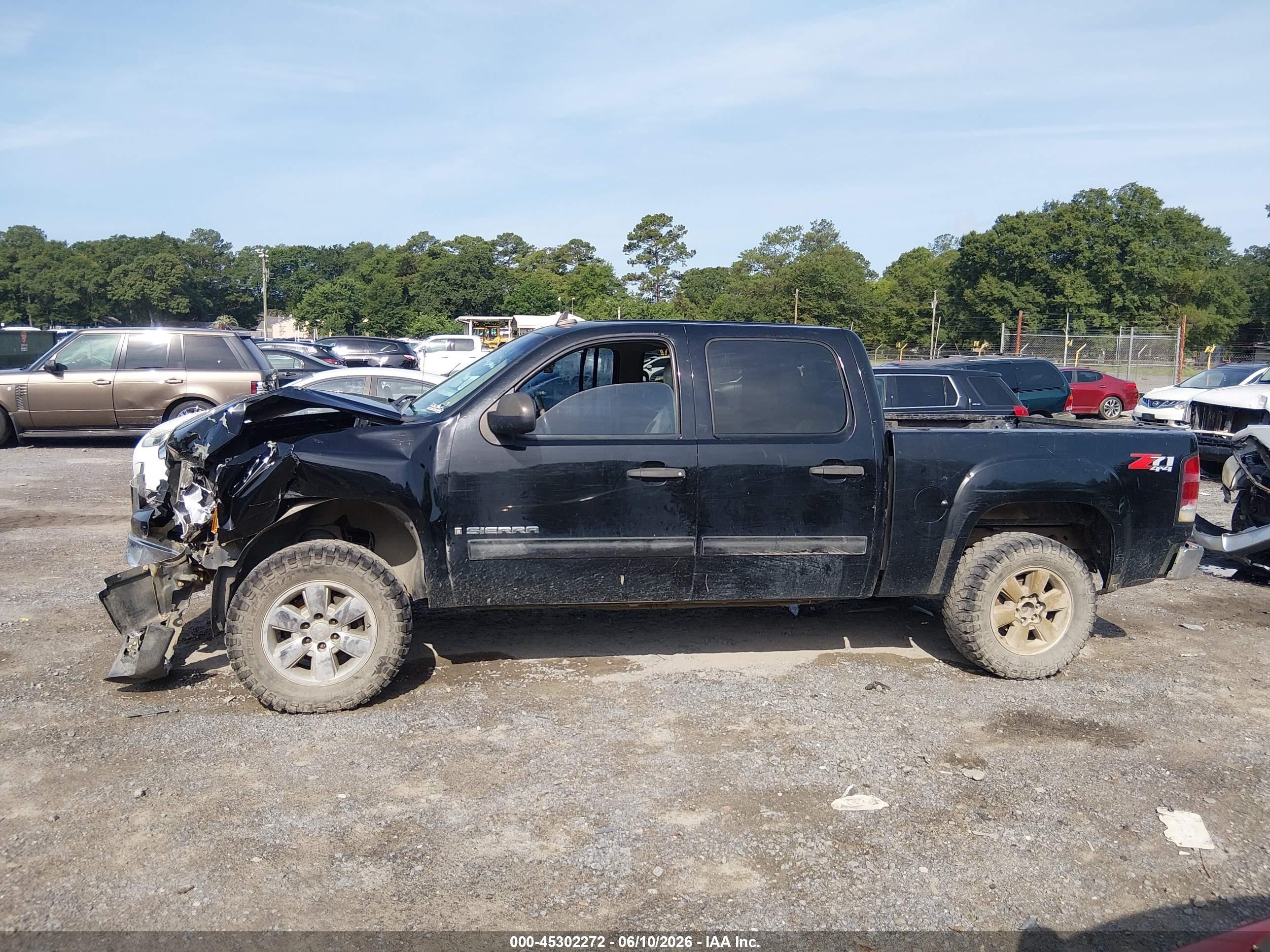 2007 Gmc Sierra 1500 Sle1 Black vin: 3GTEK13337G519013