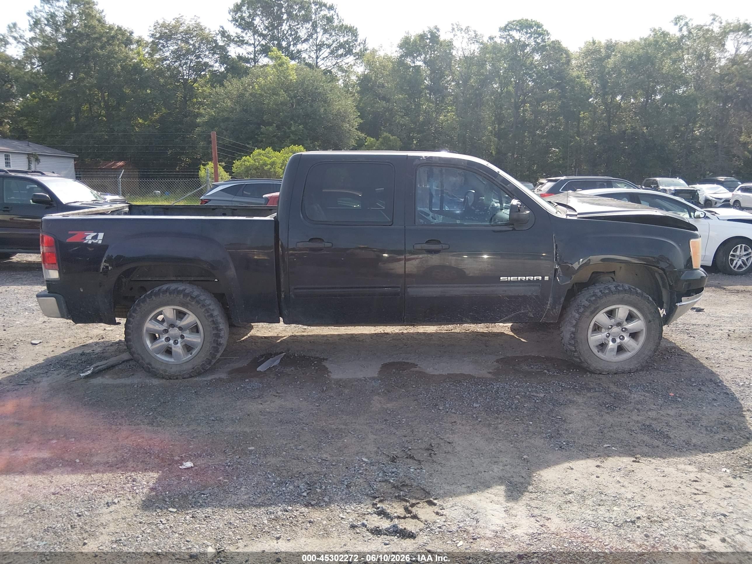 2007 Gmc Sierra 1500 Sle1 Black vin: 3GTEK13337G519013