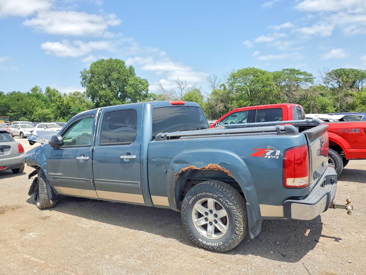 2008 Gmc Sierra K1500 Gray vin: 3GTEK13368G236008