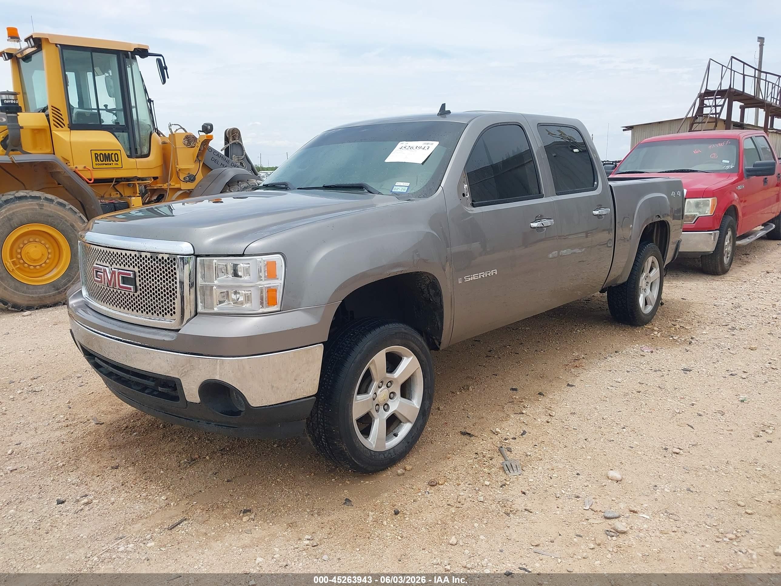 2008 Gmc Sierra 1500 Sle1 Gray vin: 3GTEK13378G308222