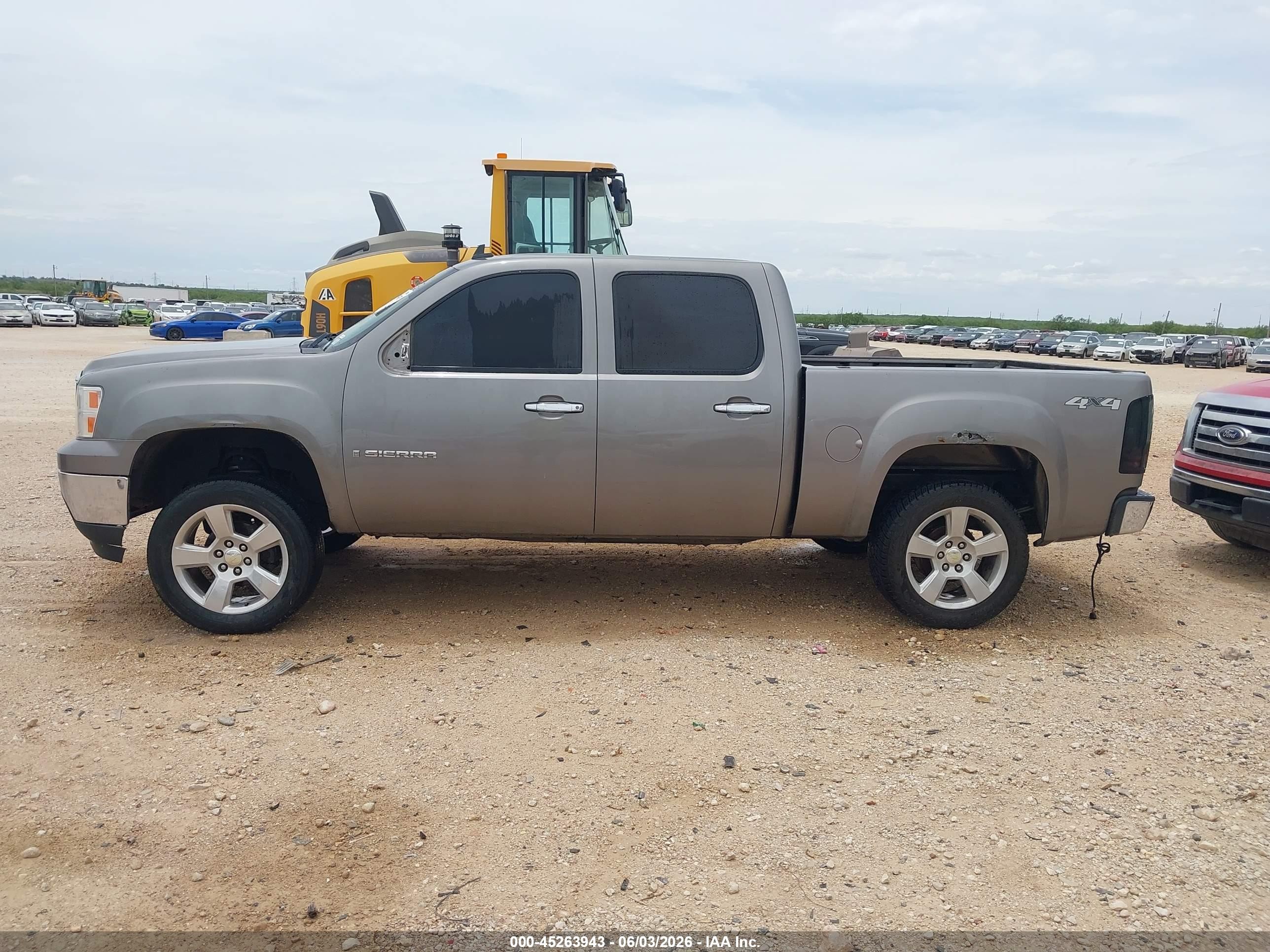 2008 Gmc Sierra 1500 Sle1 Gray vin: 3GTEK13378G308222